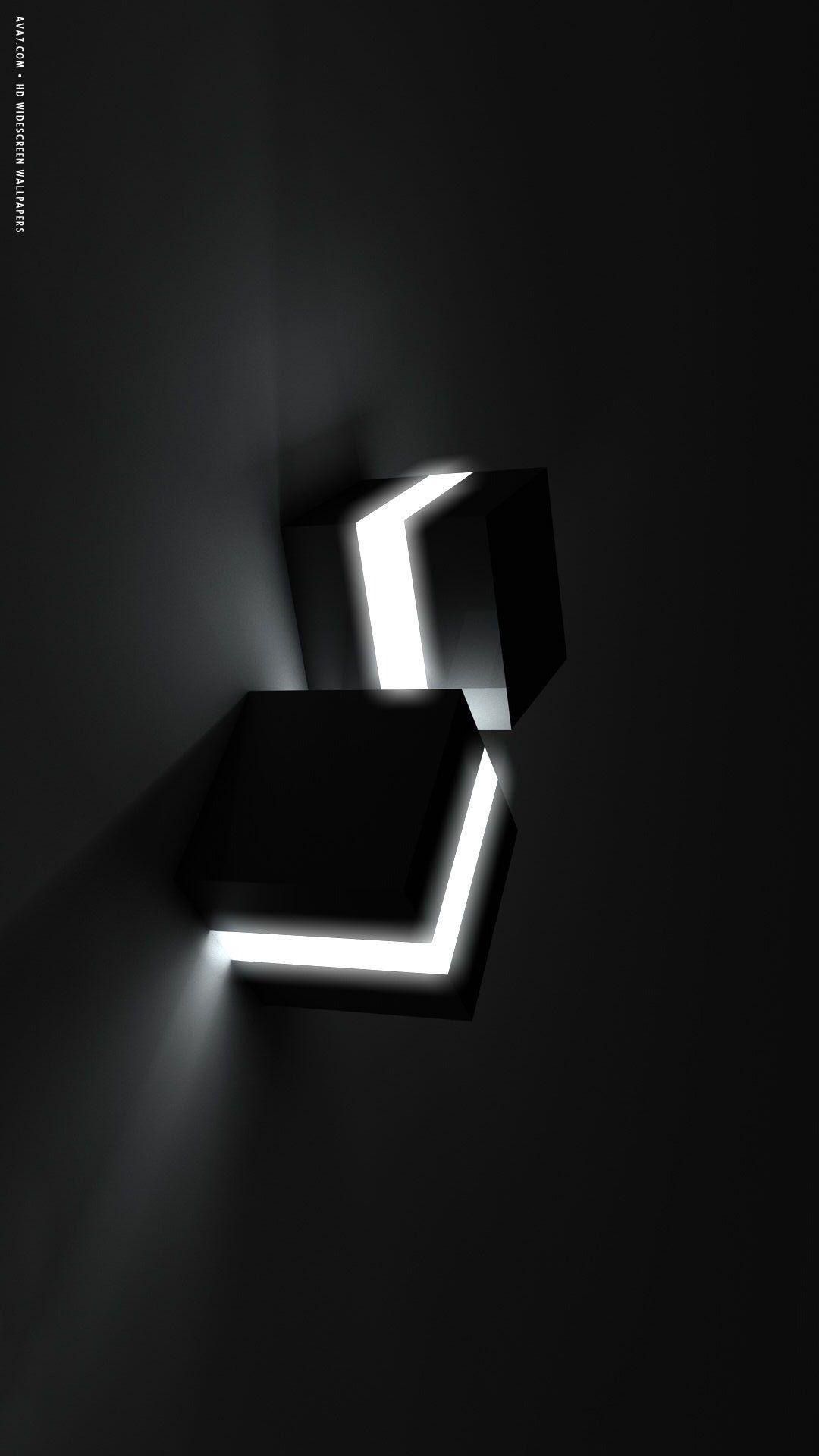 1080x1920 Neon White Wallpaper