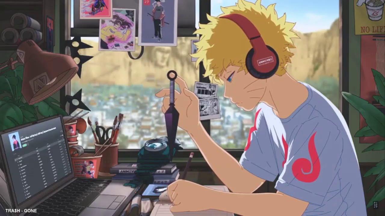 1280x720 Naruto Estudiando