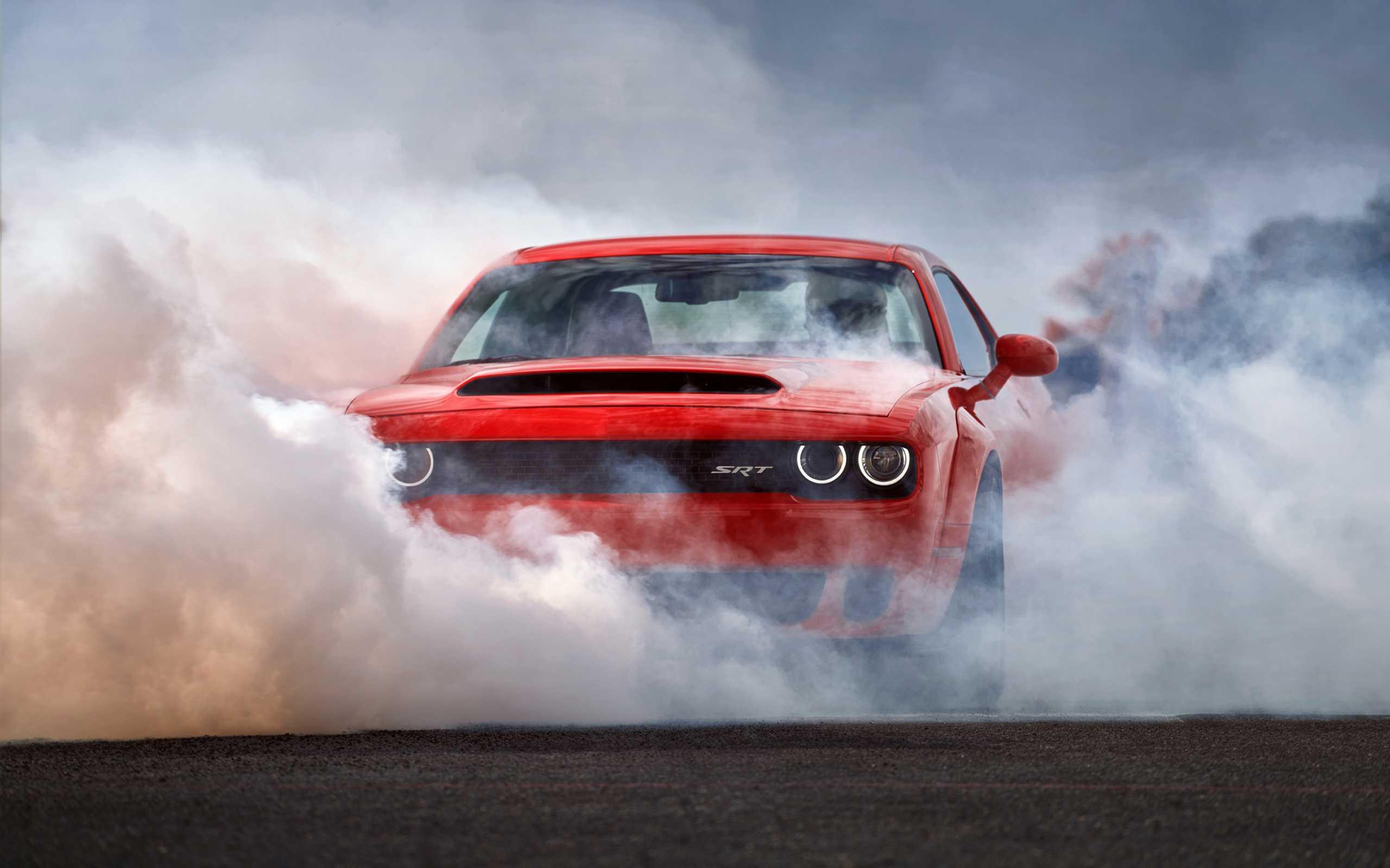 2560x1600 Dodge Challenger Wallpaper HD Challenger Demon Smoke