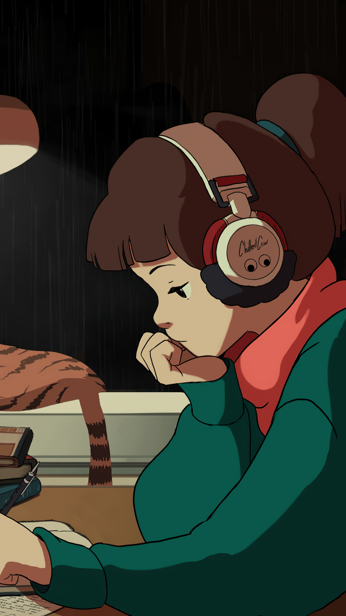 1213x2158 Lo Fi Hip Hop Girl Wallpaper For Tech