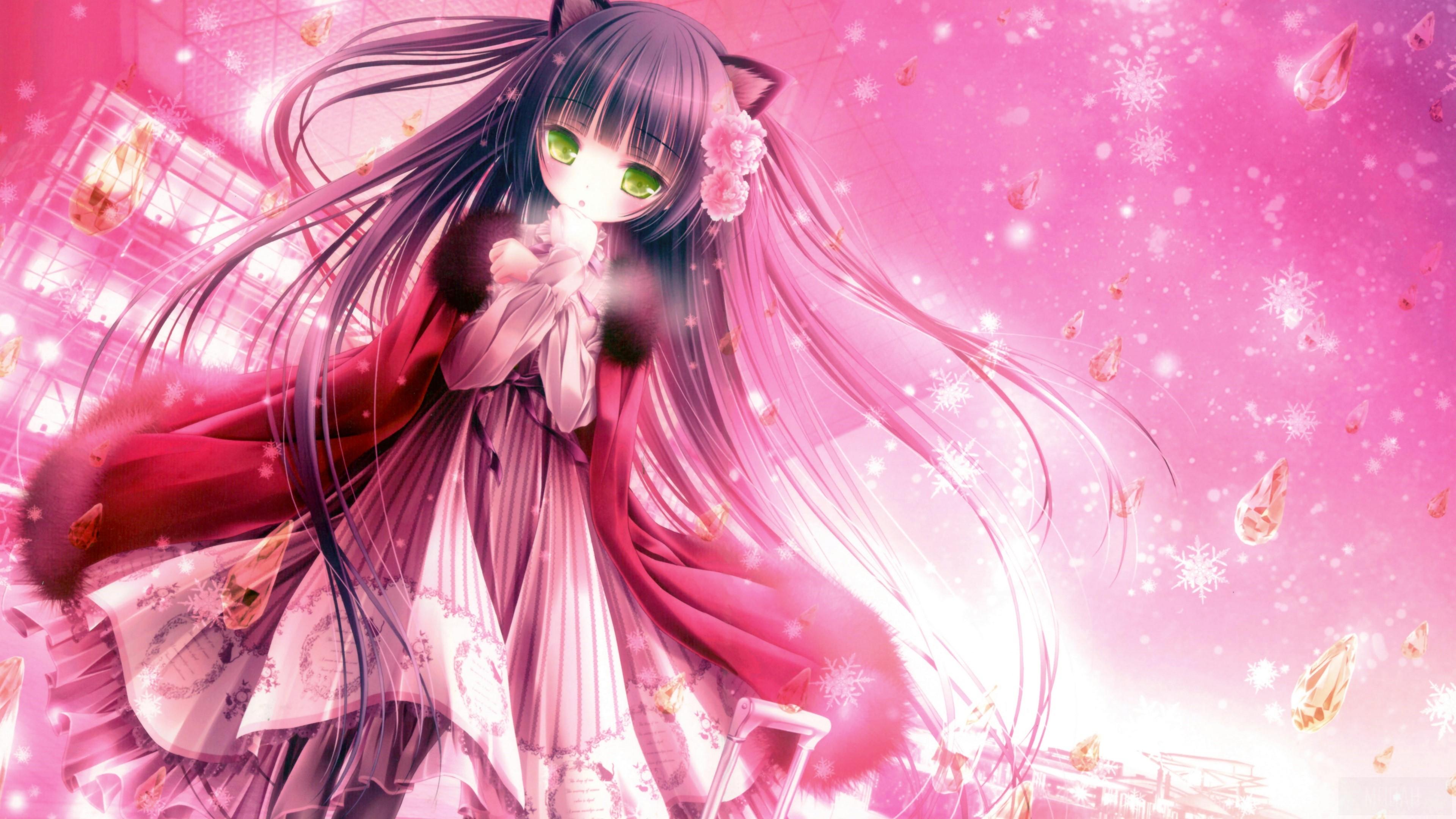 3840x2160 Cat Girl HD wallpaper, Background
