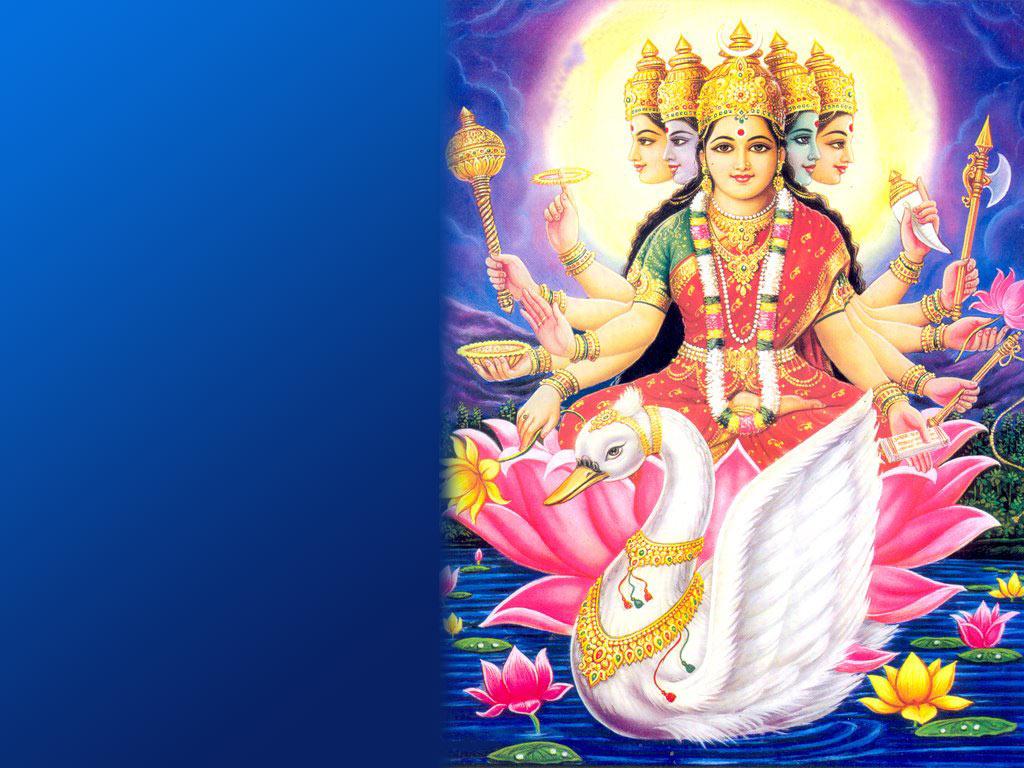 1024x768 Divine Thought - Temples, Mantras, Slokas, Festivals, Facts of God: Gayatri Maa