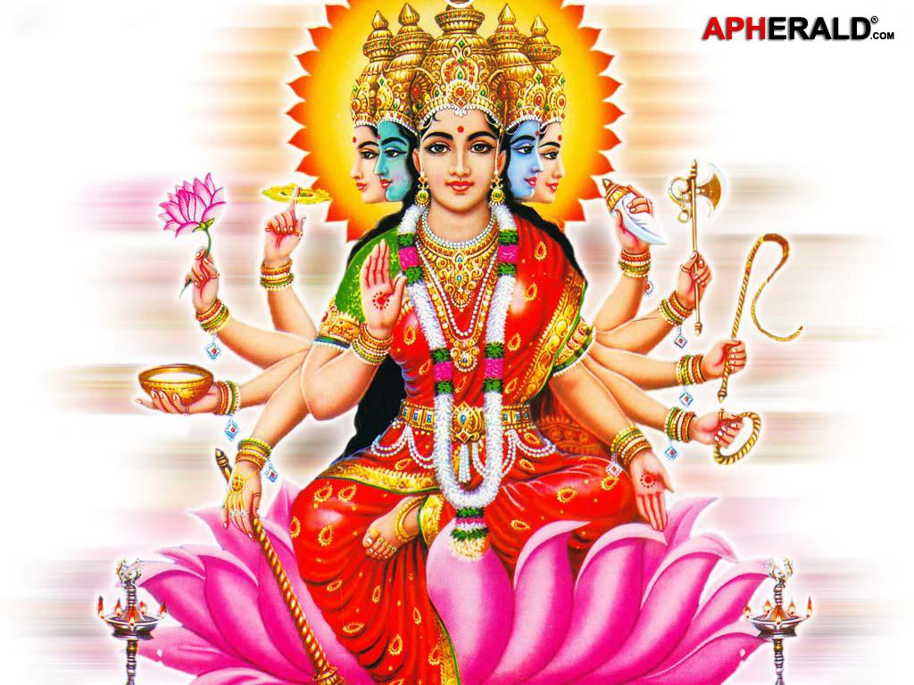 1024x768 Gayatri Mata