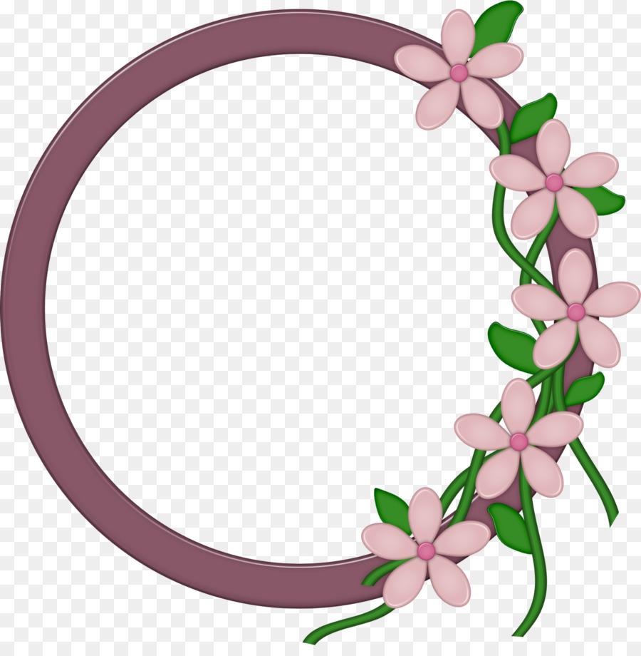 900x920 Pink Flower Cartoon png download*1599 Transparent Picture Frames png Download. / KissPNG