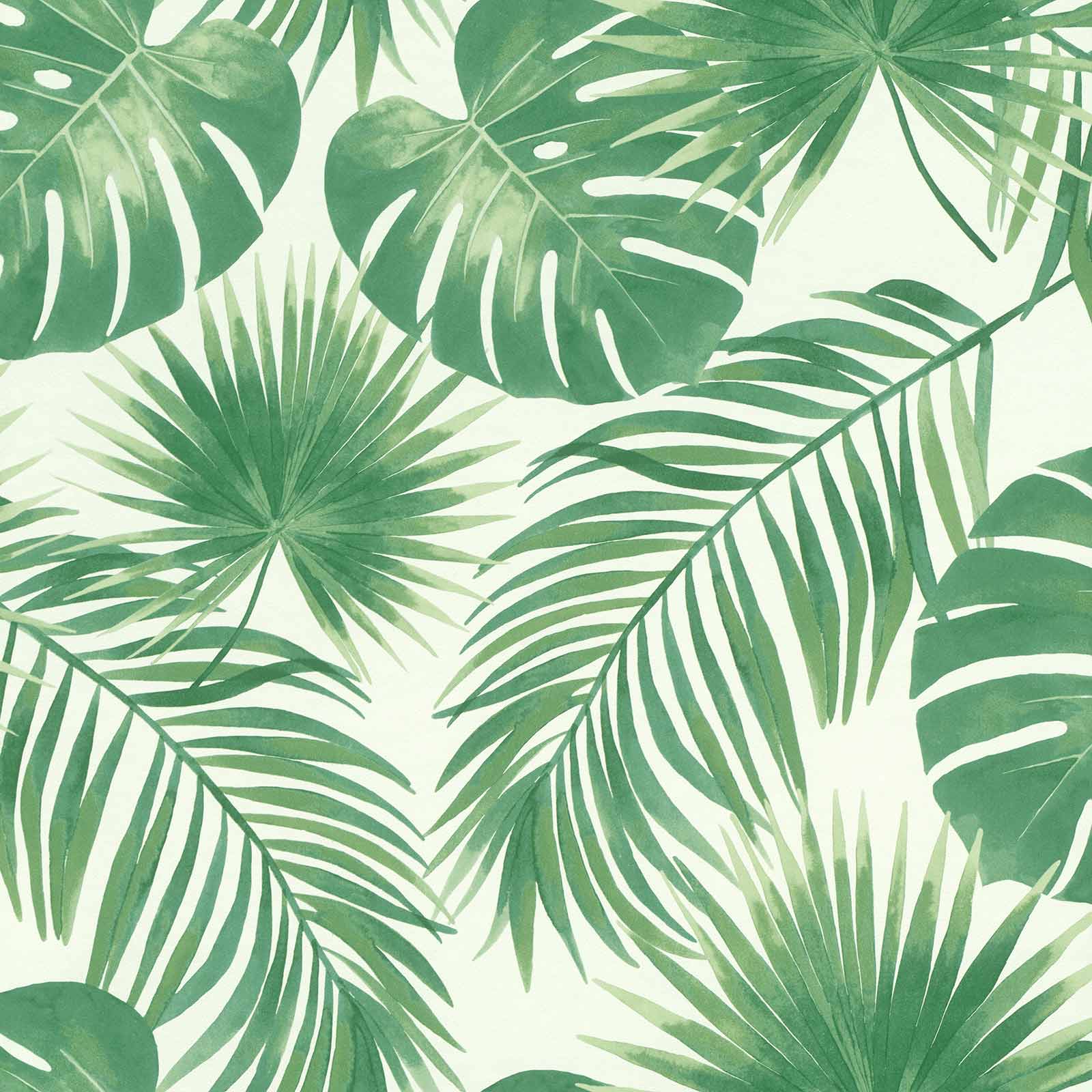 1600x1600 Light Green Leaves Background
