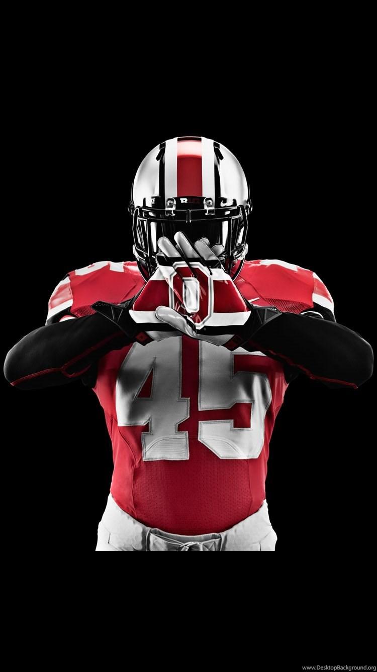 750x1334 Ohio State Football Wallpaper In Black Background For iPhone 6. Desktop Background