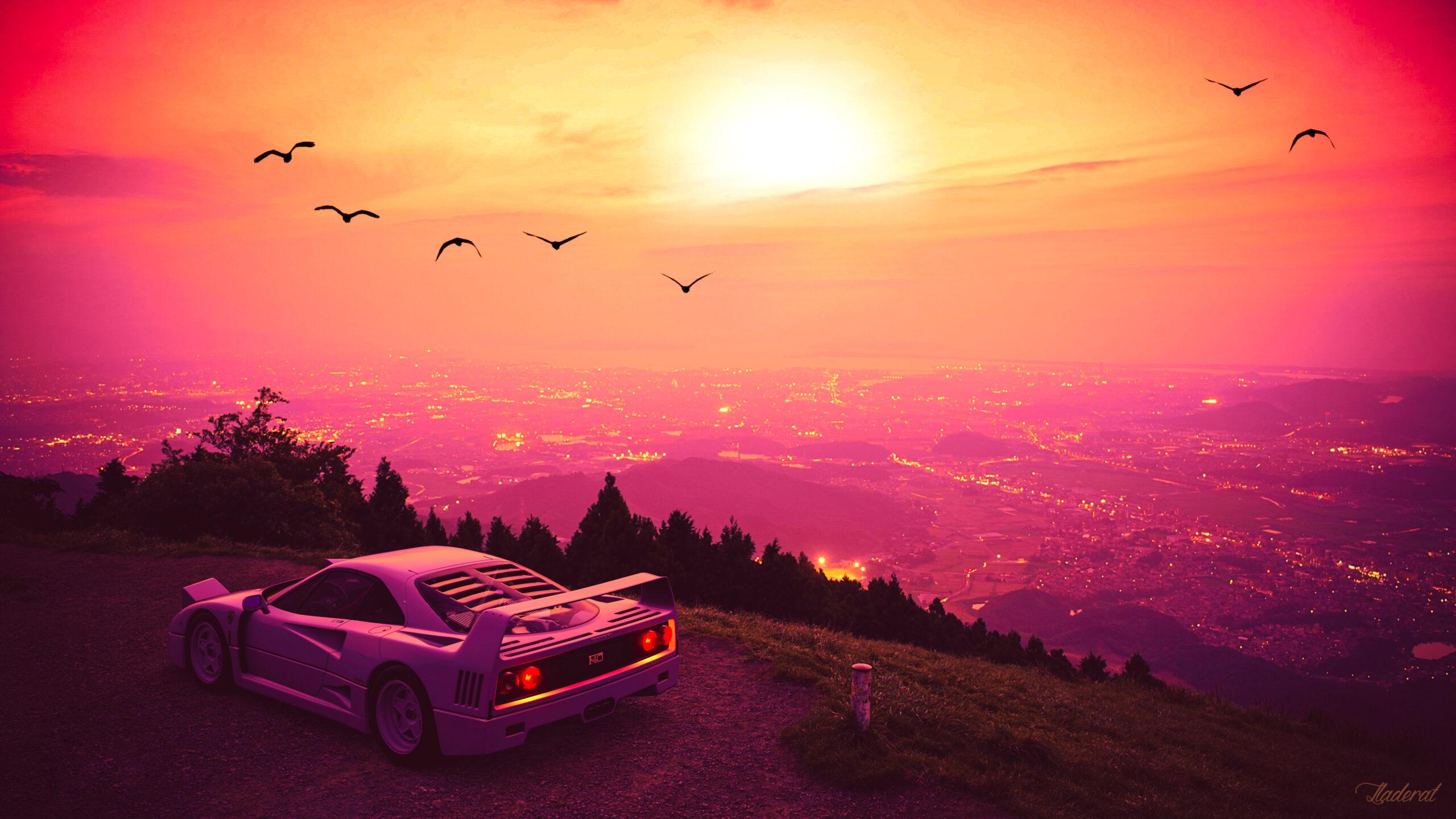 2560x1440 Ferrari F40 Wallpaper