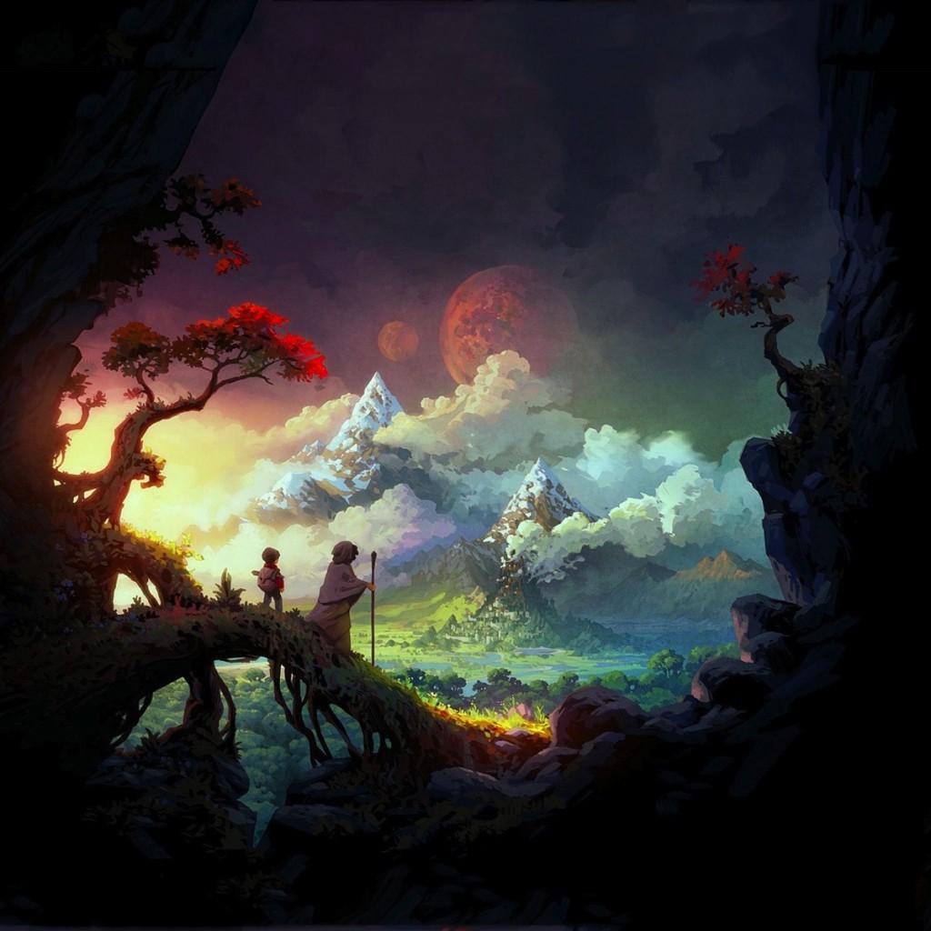 1024x1024 Download Free Fantasy Wallpaper Picture
