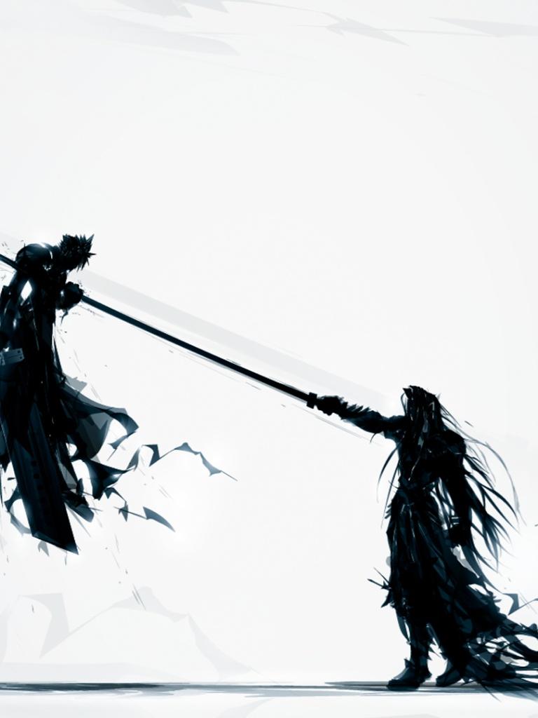 768x1024 Final Fantasy VII Artwork iPad mini wallpaper