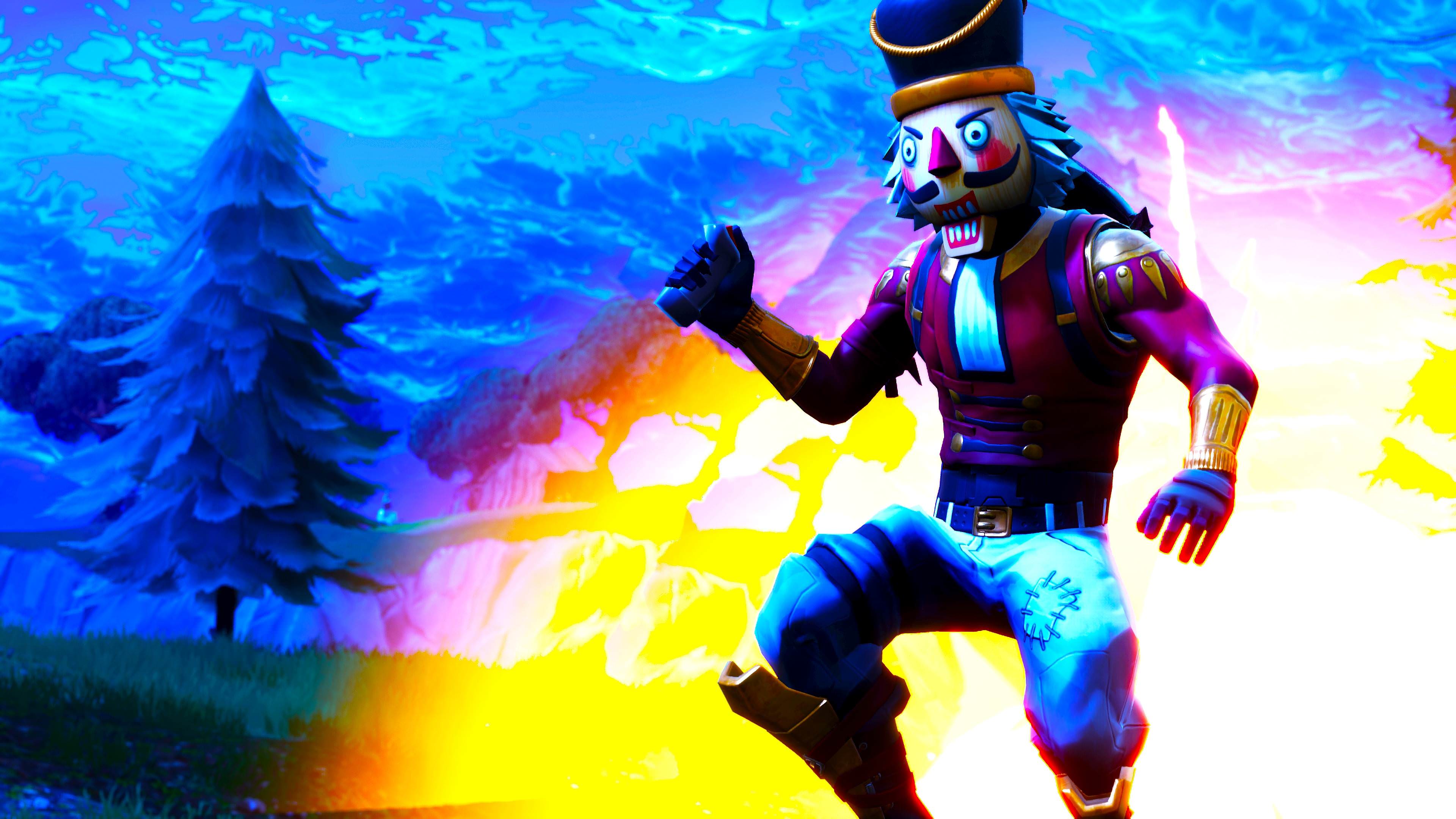 3840x2160 crackshot 4k 8k hd fortnite battle royale wallpaper - fortnite background free download