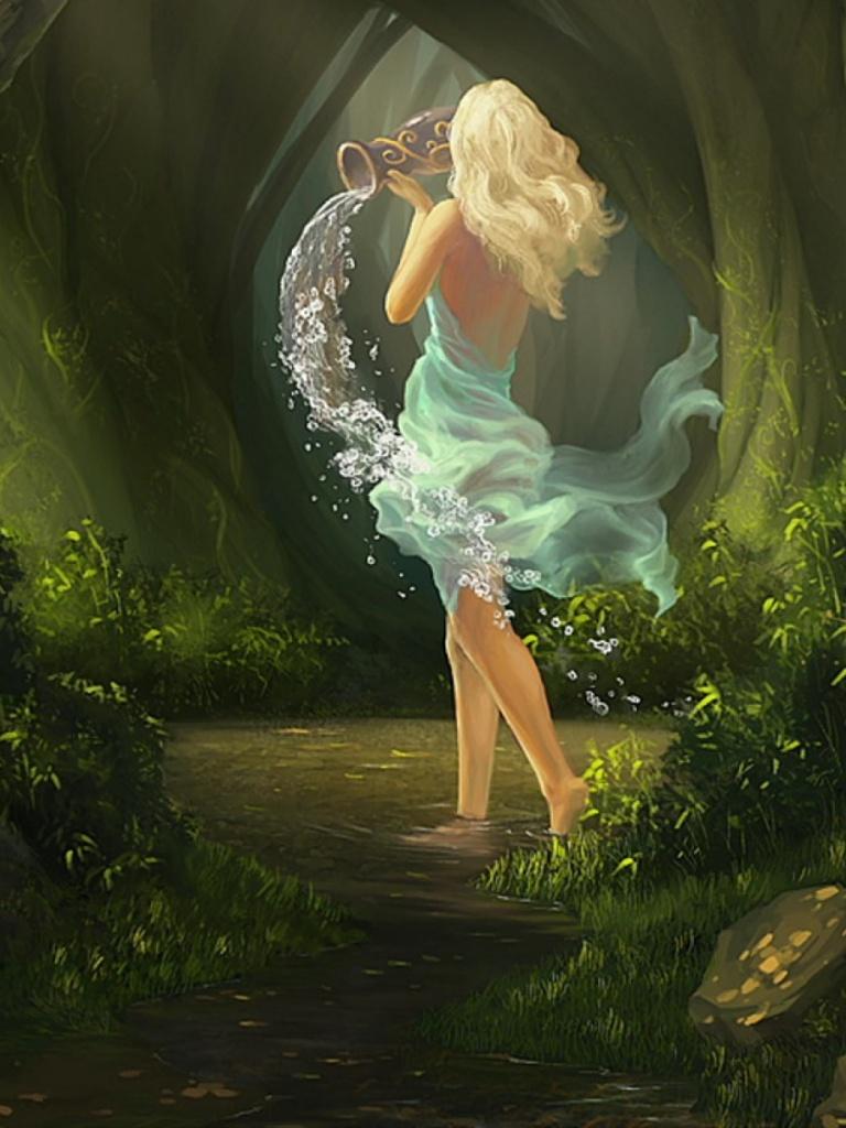 768x1024 beautiful ipad wallpaper, cg artwork, illustration, art, painting, fictional character, mythology