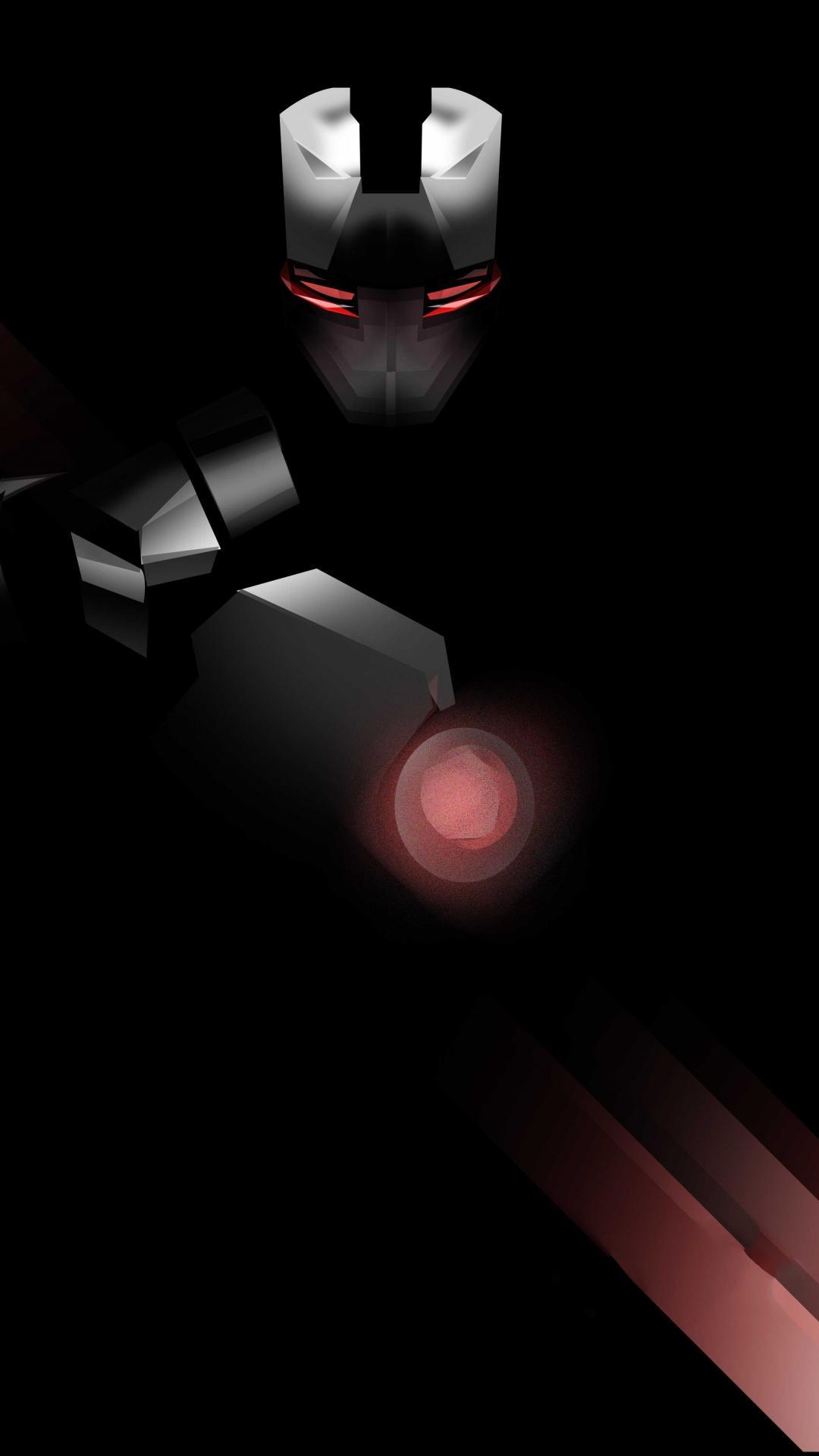 1080x1920 Download War machine, superhero, minimal, black edition wallpaper, 1080x Samsung Galaxy S S Note, Sony Xperia Z, Z Z Z HTC One, Lenovo Vibe, Google Pixel OnePlus Honor Xiaomi