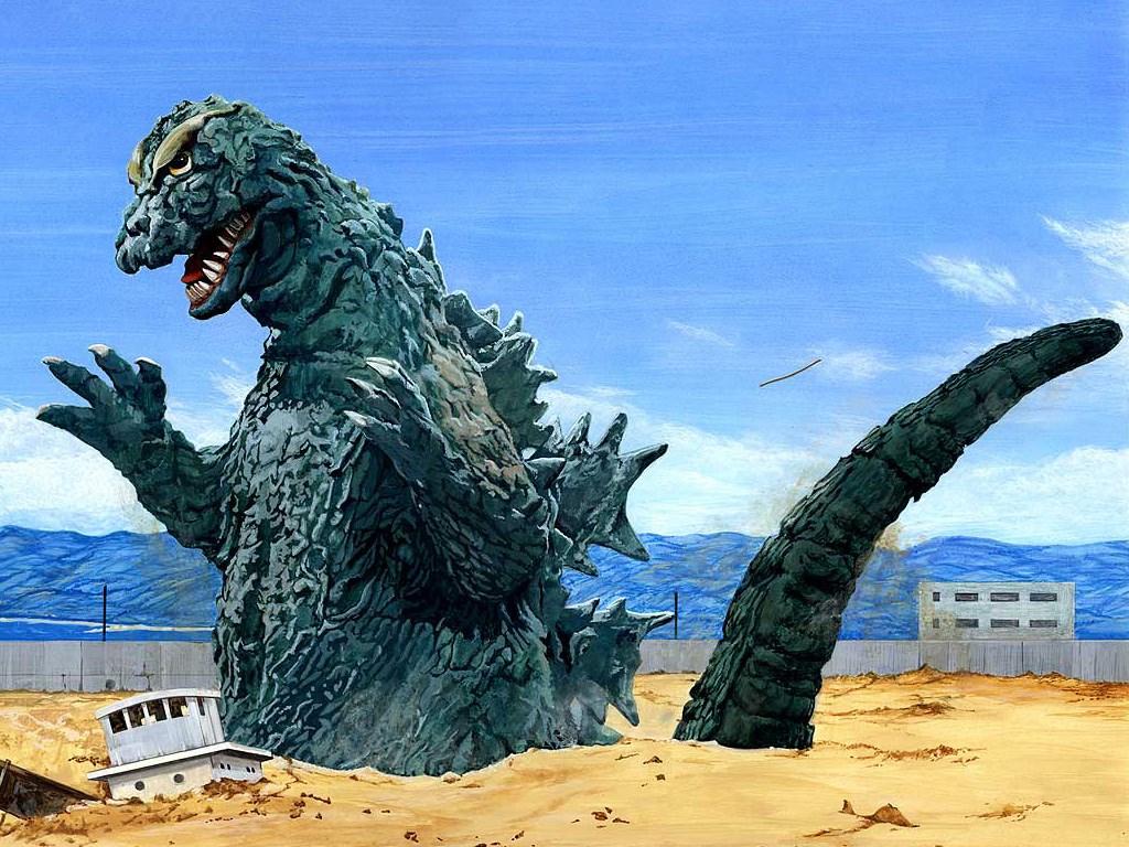 1024x768 godzilla 1954 HD wallpaper, Background