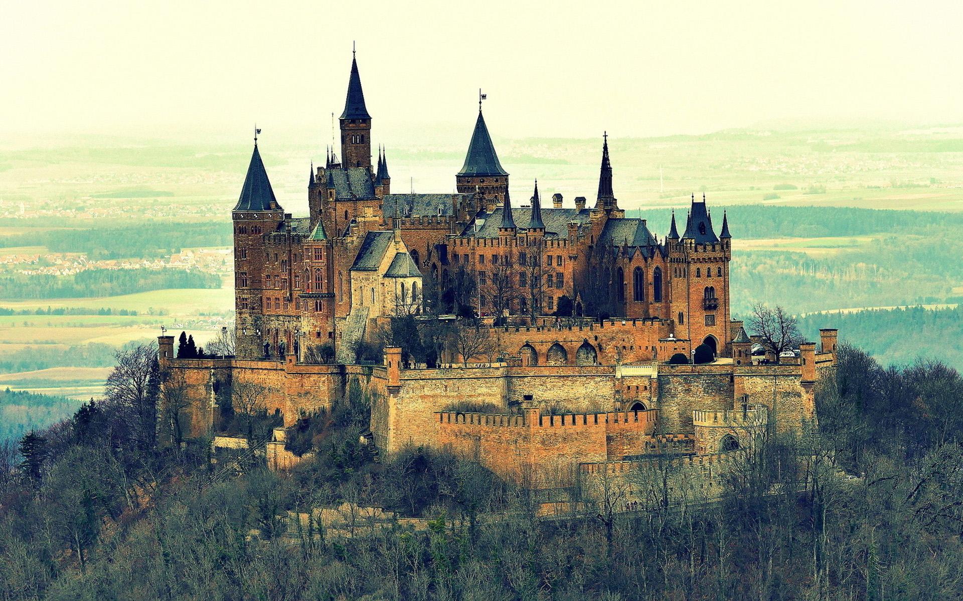 1920x1200 Download Wallpaper Hohenzollern Castle, Autumn, German Landmarks, Europe, Baden Wurttemberg, Germany, House Of Hohenzollern For Desktop With Resolution 1920x1200. High Quality HD Picture Wallpaper