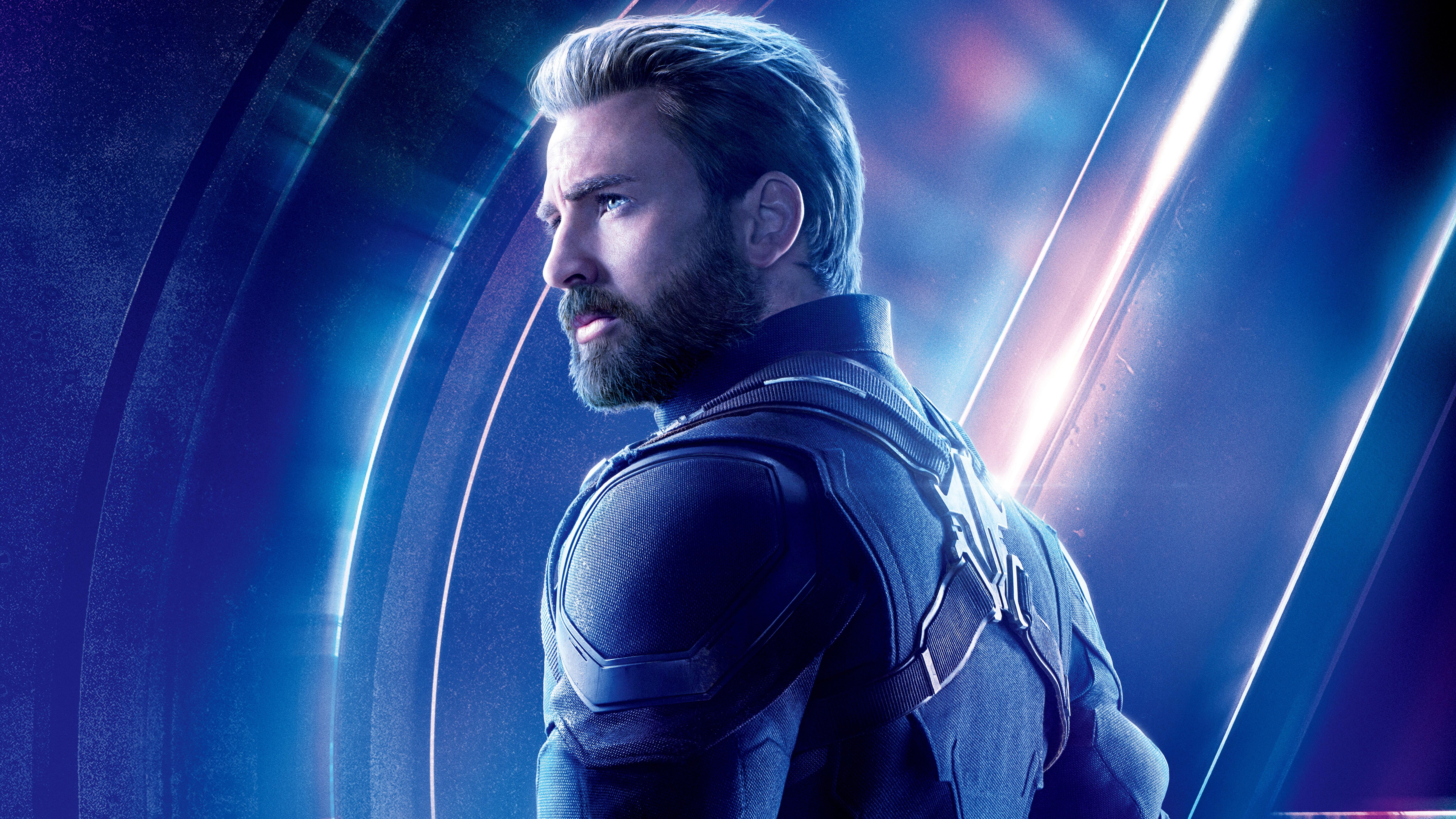 7680x4320 Steve Rogers Captain America Avengers: Infinity War Chris Evans 8K
