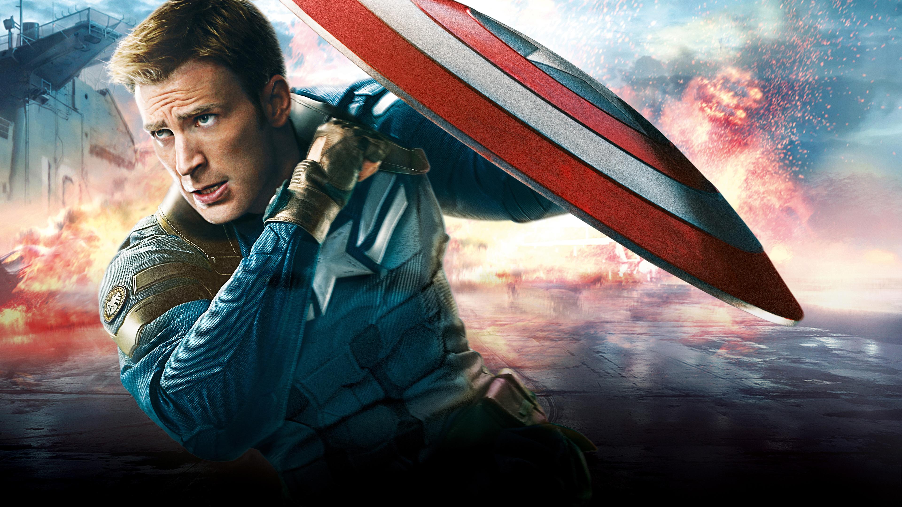 3840x2160 Wallpaper 4k Chris Evans Captain America Army Wallpaper