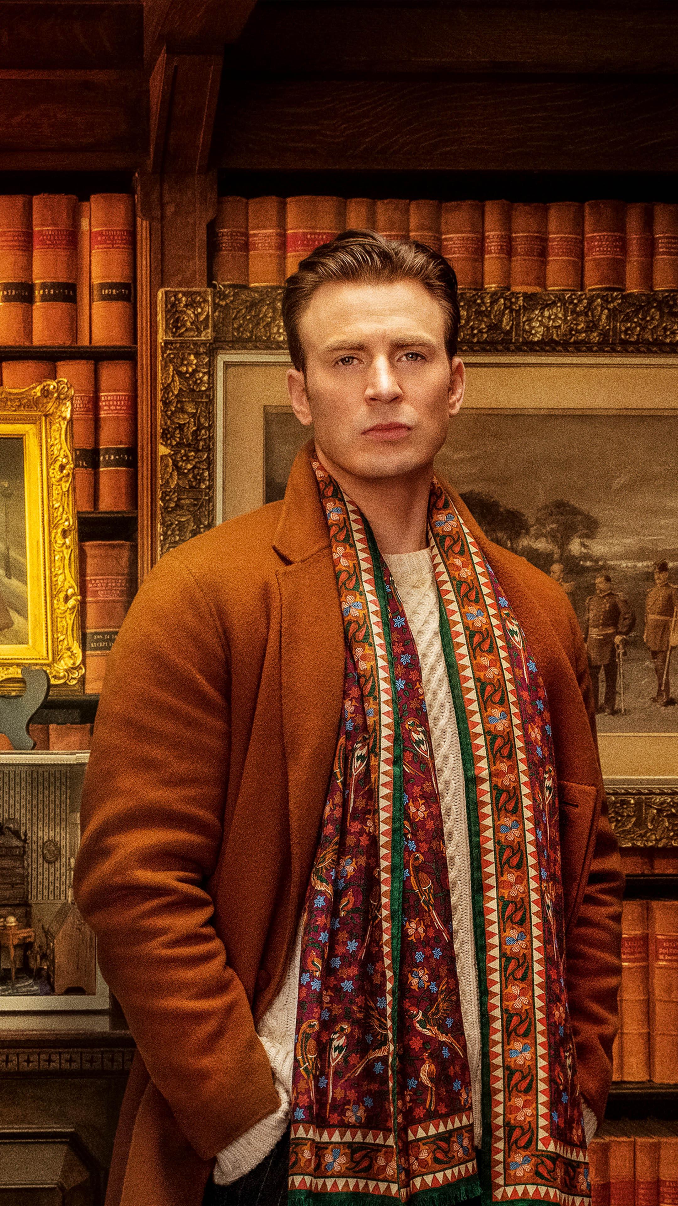2160x3840 Chris Evans In Knives Out 2019 4K Ultra HD Mobile Wallpaper