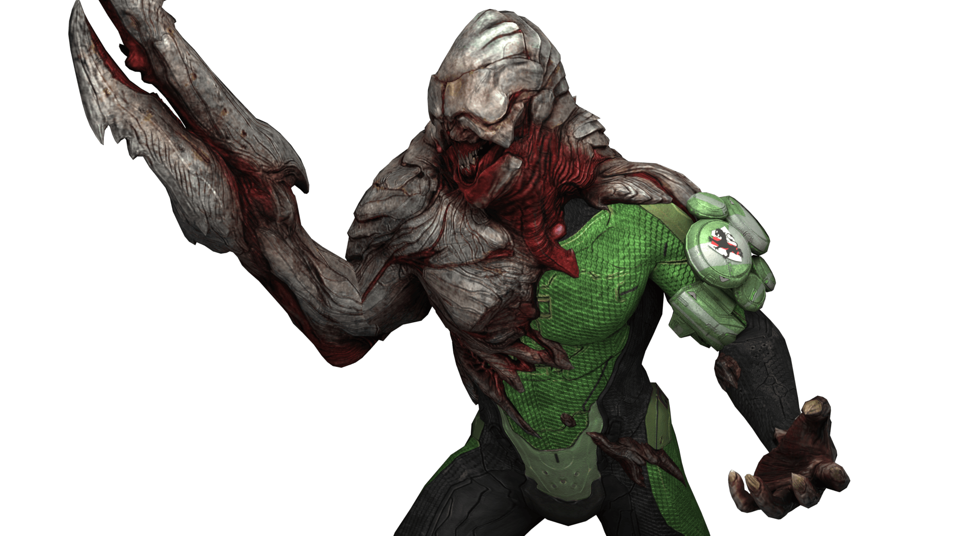 1920x1080 All Halo 4 Flood cosmetics are compatible with left shoulders pieces (and, thus, player emblems). It'd be a reliable way to restore customization to the Flood gametype while maintaining the infected appearance