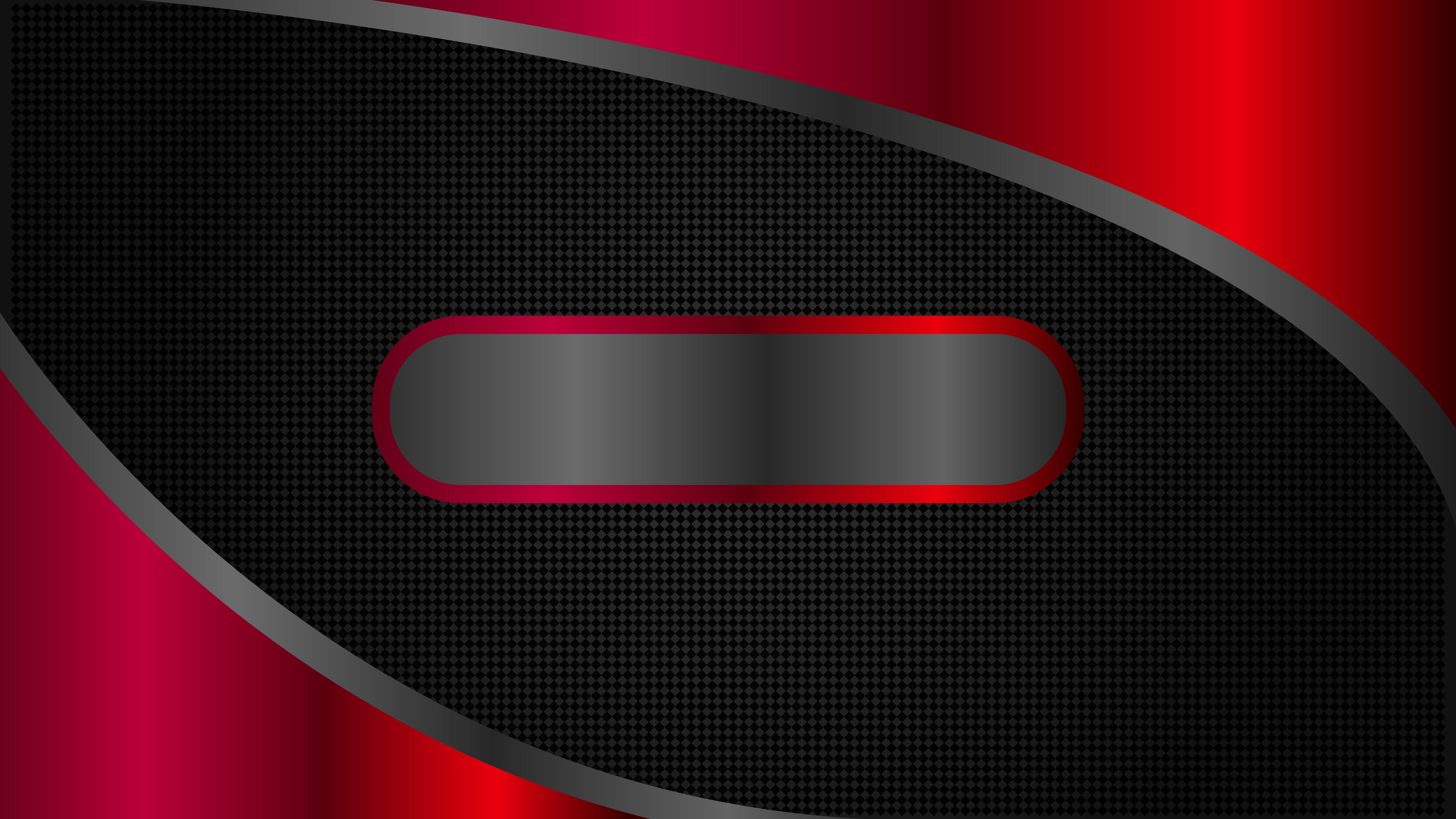 6000x3375 Minimal style, abstract black and red tech banner design