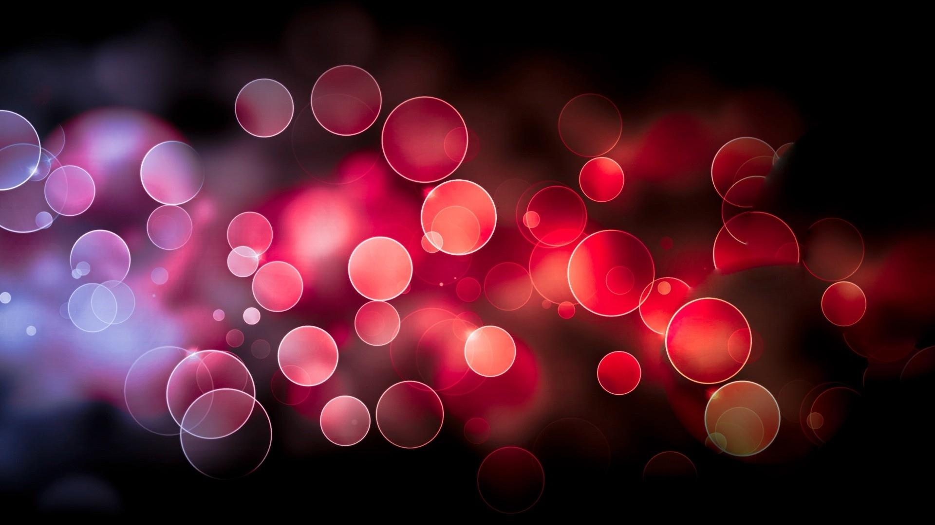 1920x1080 Red Bubbles Multi Color desktop PC and Mac wallpaper