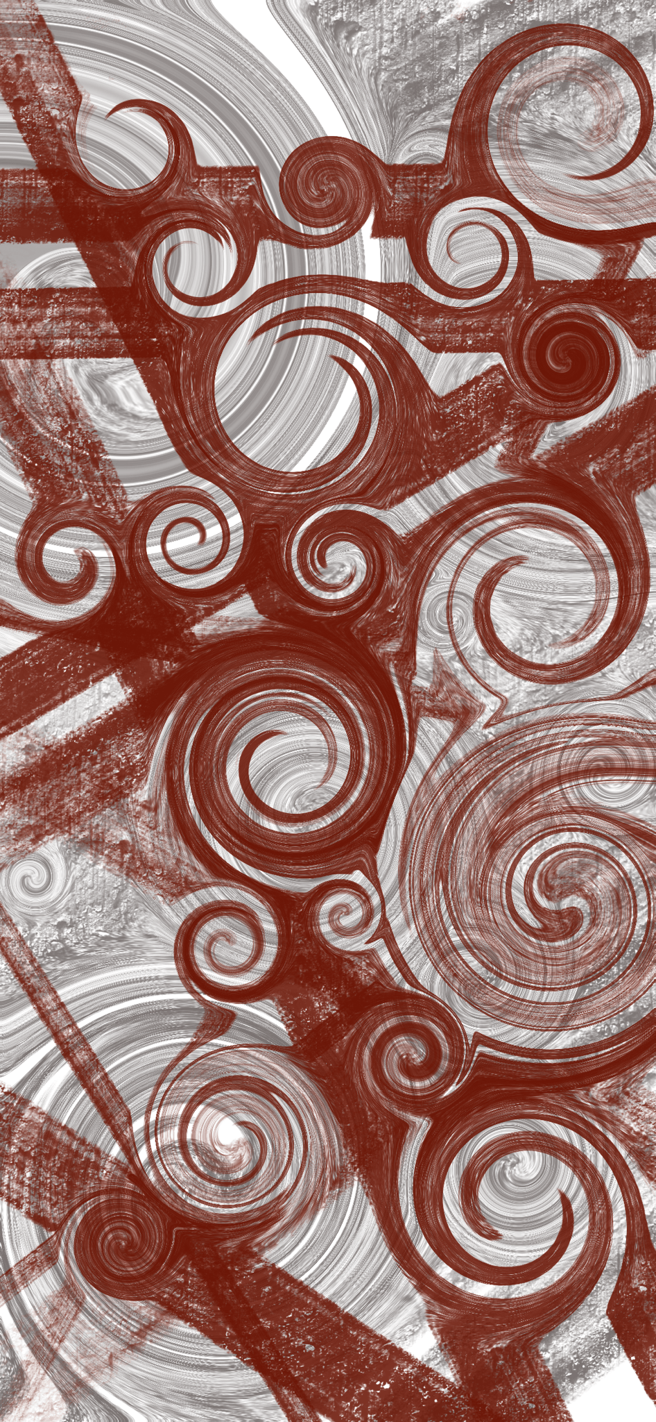 946x2048 Red, black, silver wallpaper