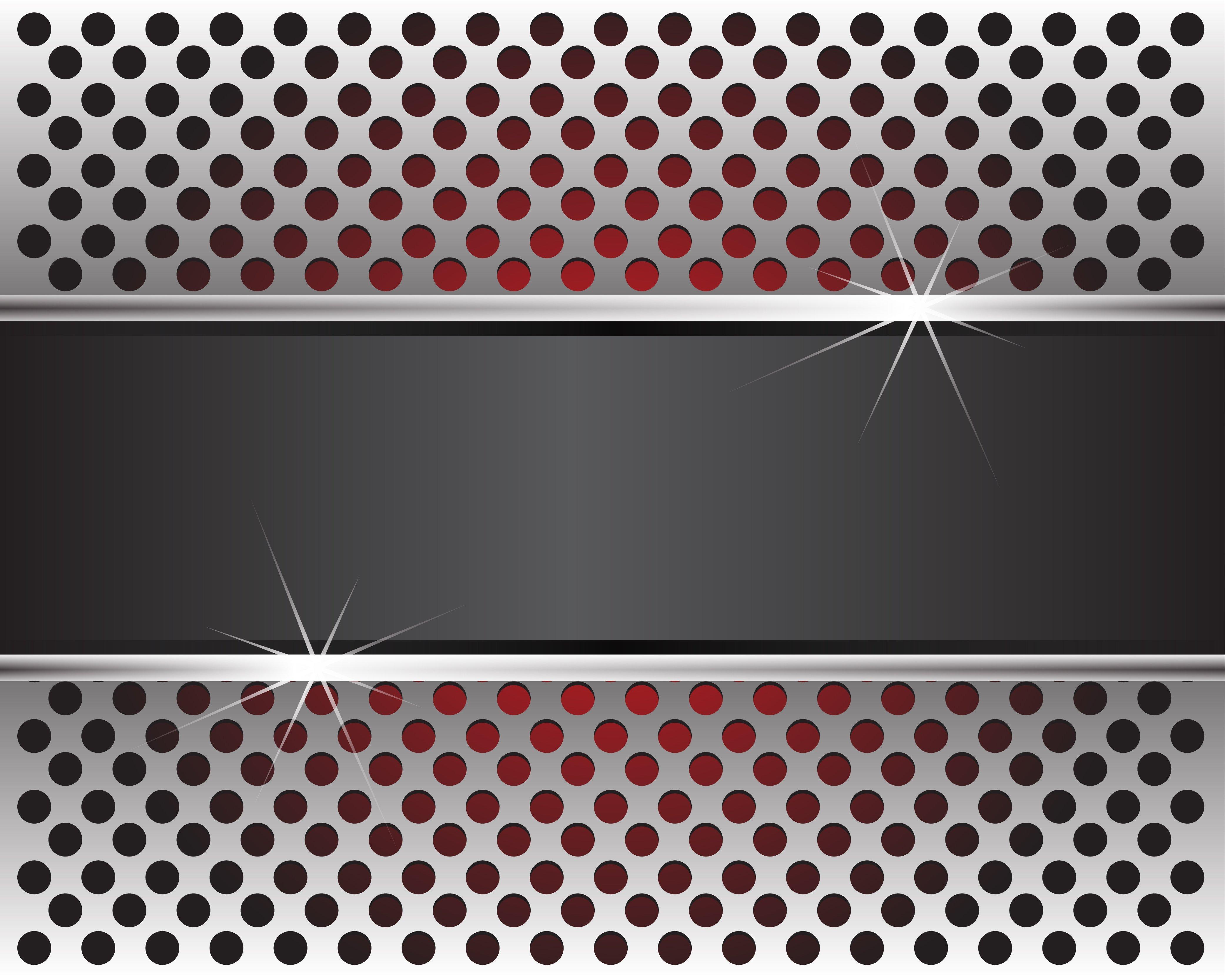 4167x3333 Abstract metal circles mesh background wallpaper in red light and gray label middle for text design vector illustration