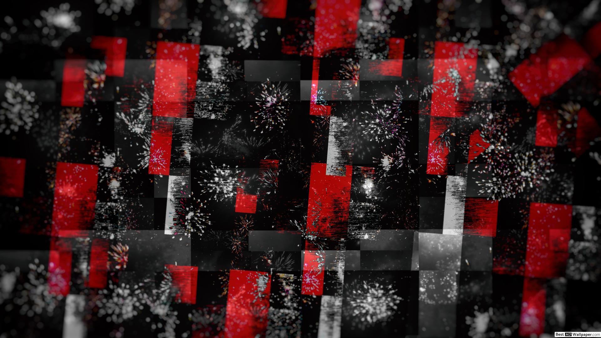 1920x1080 Red & black abstract HD wallpaper download