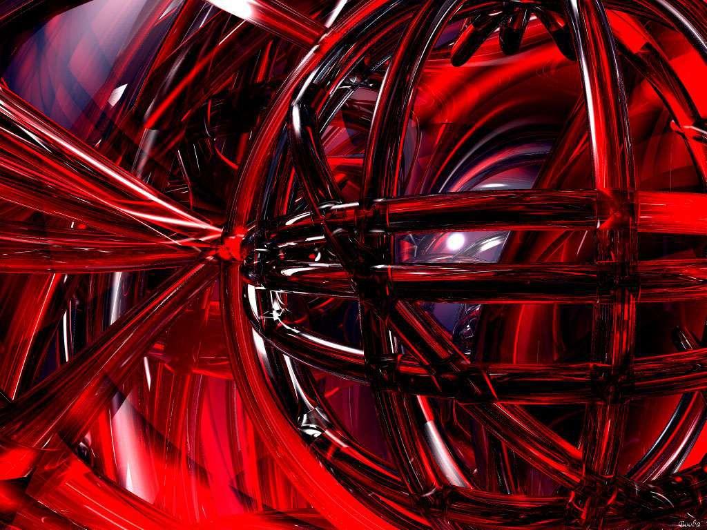 1024x768 liquid bars. Red abstract art, Abstract wallpaper, Red and silver wallpaper