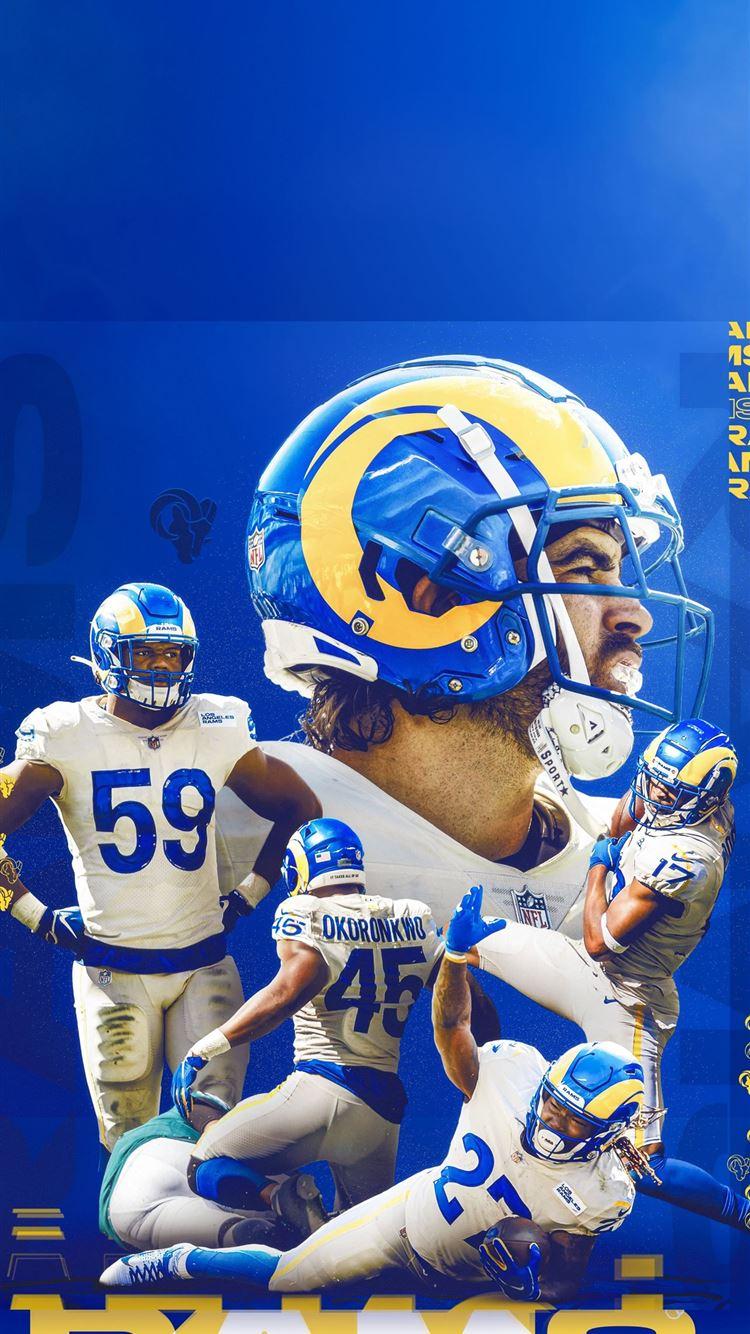 2020-2021 Los Angeles Rams Lock Screen Schedule for iPhone 6-7-8 Plus