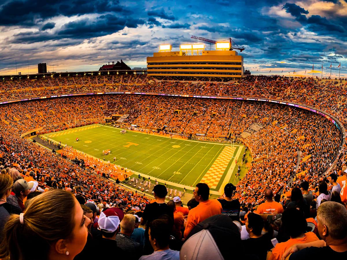 Download Pride of the Tennessee Volunteers  A snapshot of the Tennessee  volunteers at Neyland Stadium Wallpaper  Wallpaperscom