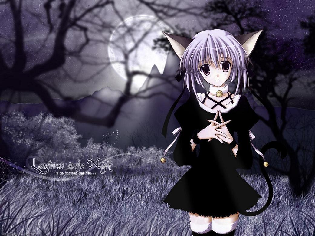 1041x780 Gothic Anime Girl Background Wallpaper 21894