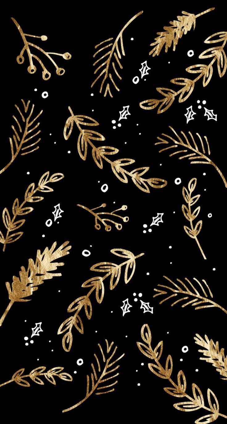 736x1377 Gold Phone Wallpaper