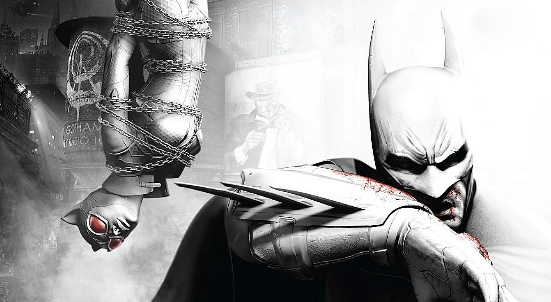 1919x1053 batman catwoman concept art arkham city batman arkham city pc games 1919x1053 wallpaper