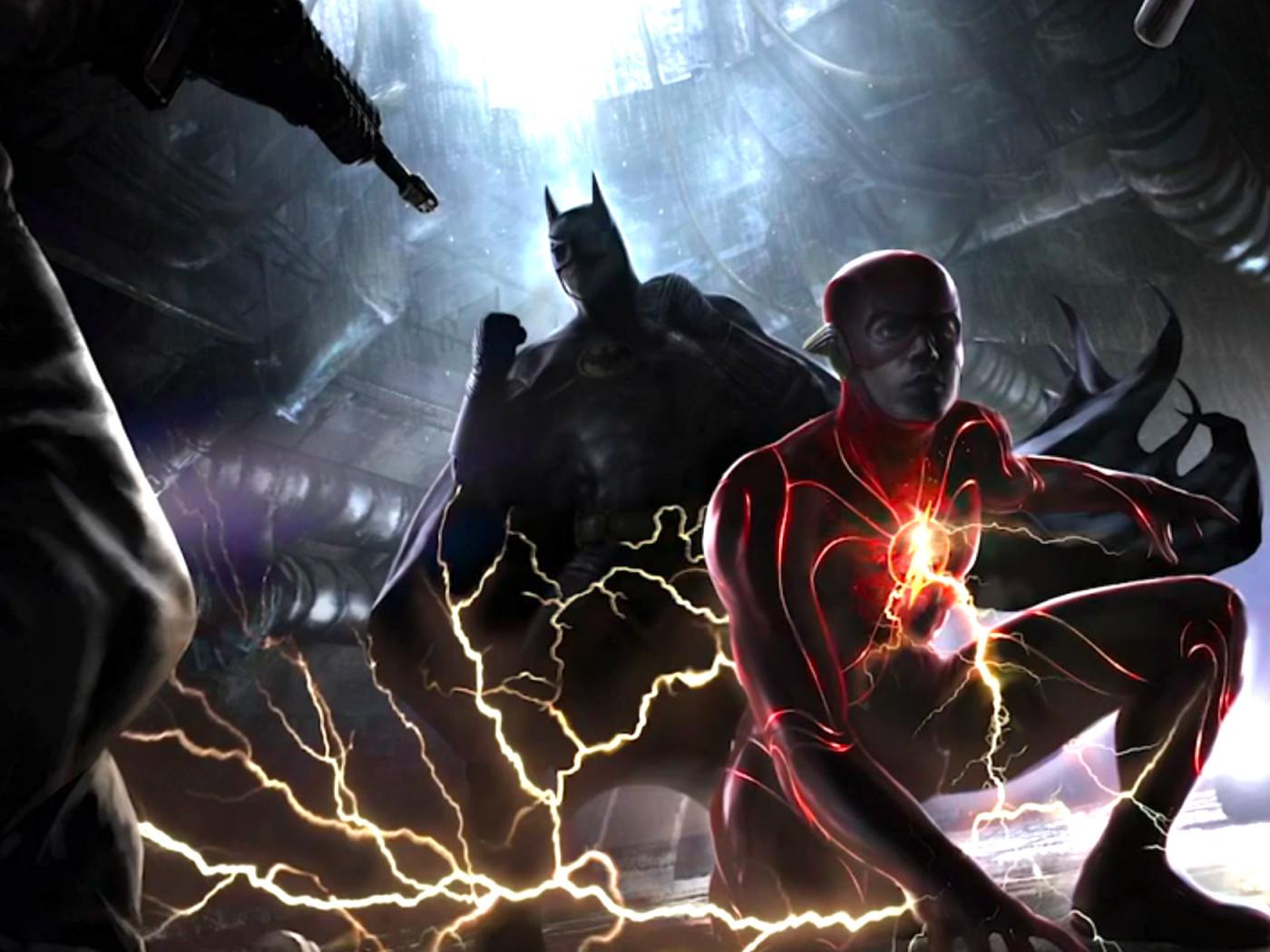 1400x1050 First Flash movie concept art teases Batman's Flashpoint crossover