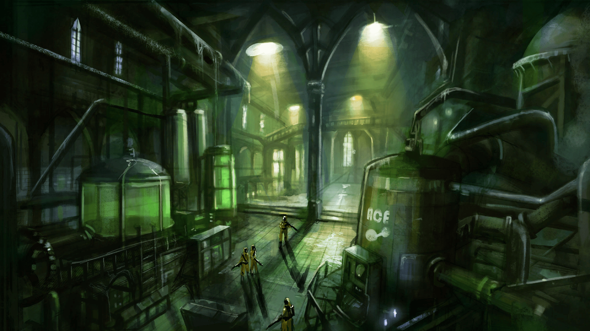 1920x1080 Batman: Arkham Knight Concept Art