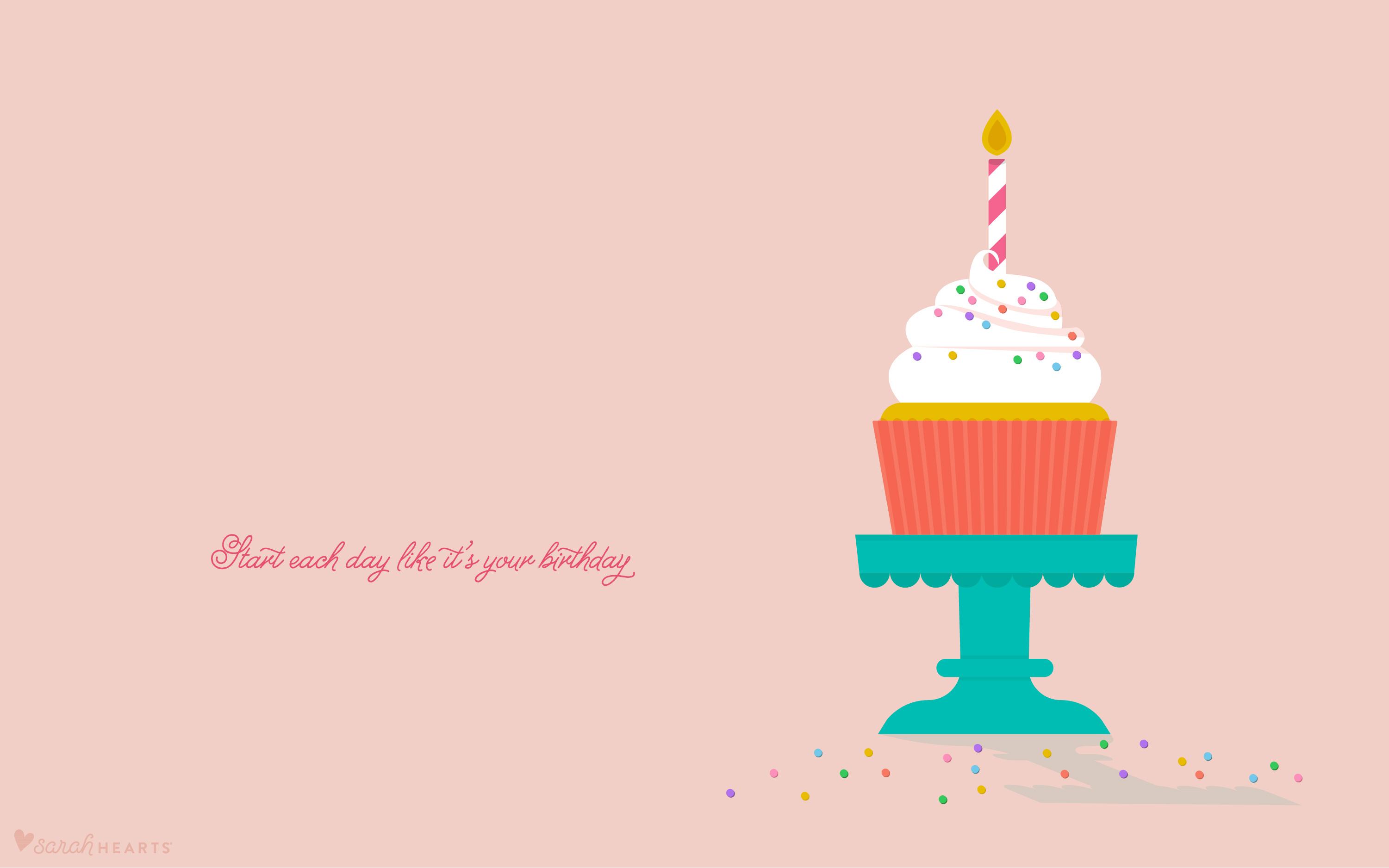 3001x1876 June 2019 Cupcake Calendar Wallpaper