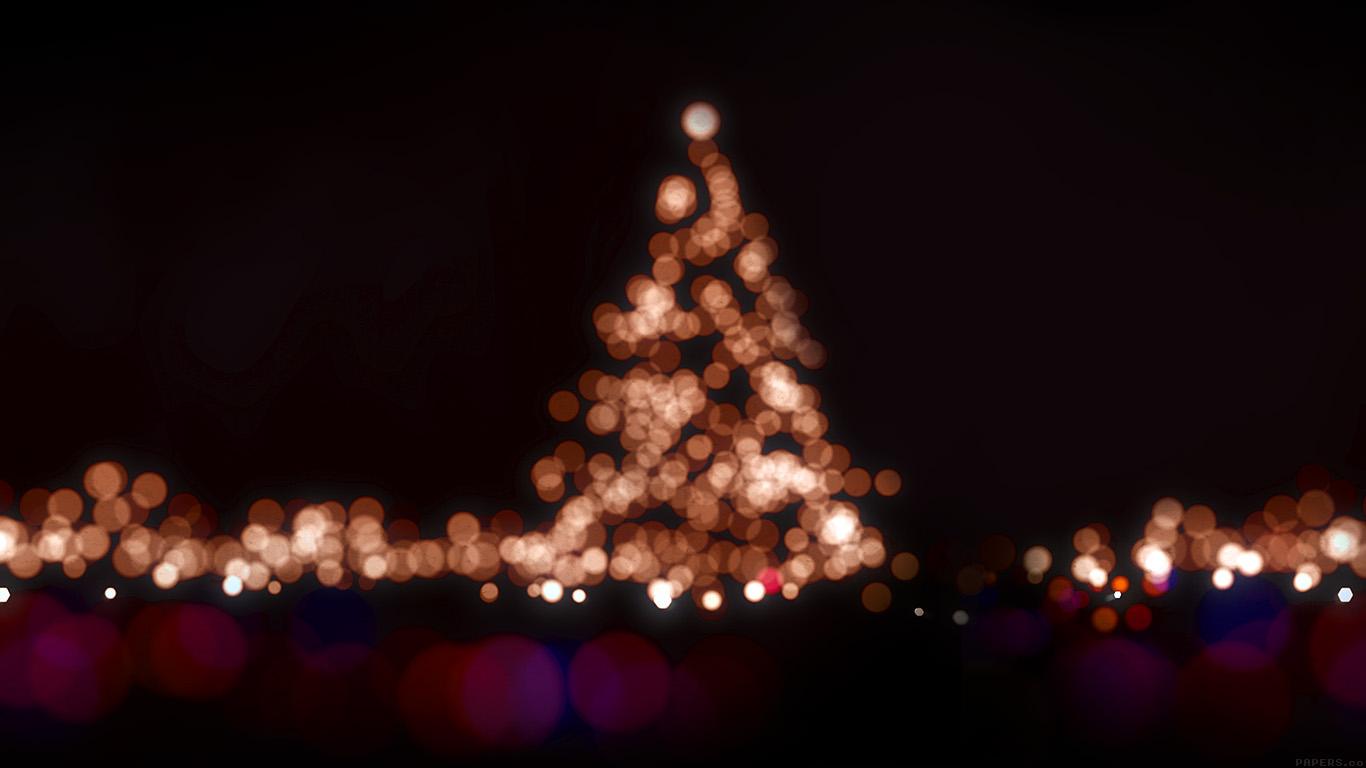 1366x768 wallpaper for desktop, laptop. christmas lights bokeh love dark night