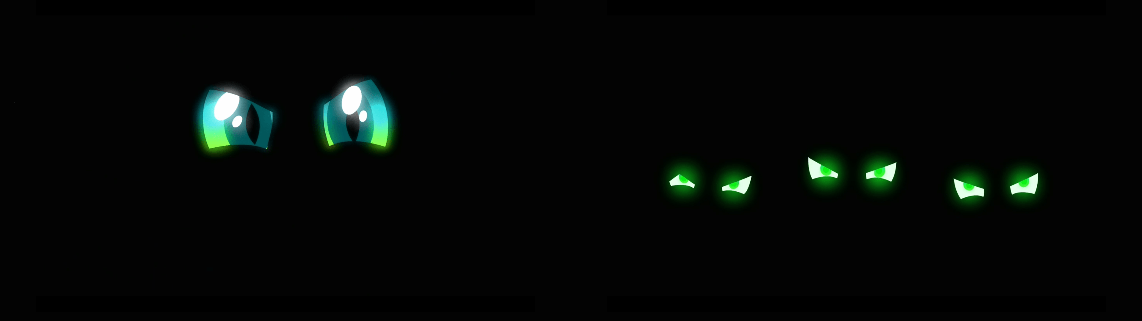 3840x1080 Eyes [Queen Chrysalis / Lyra / Moondancer(?) / Colgate] [3840x1080