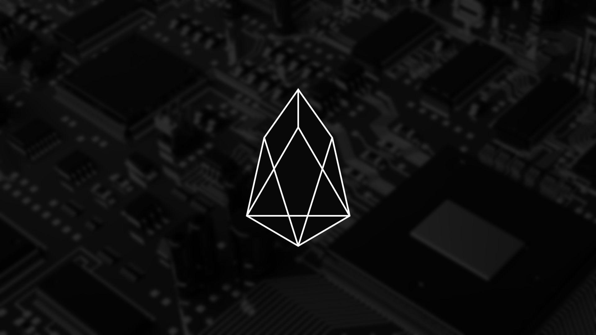 1920x1080 EOS Logo Wallpaper. Shirt print design, Cryptocurrency, Tshirt designs
