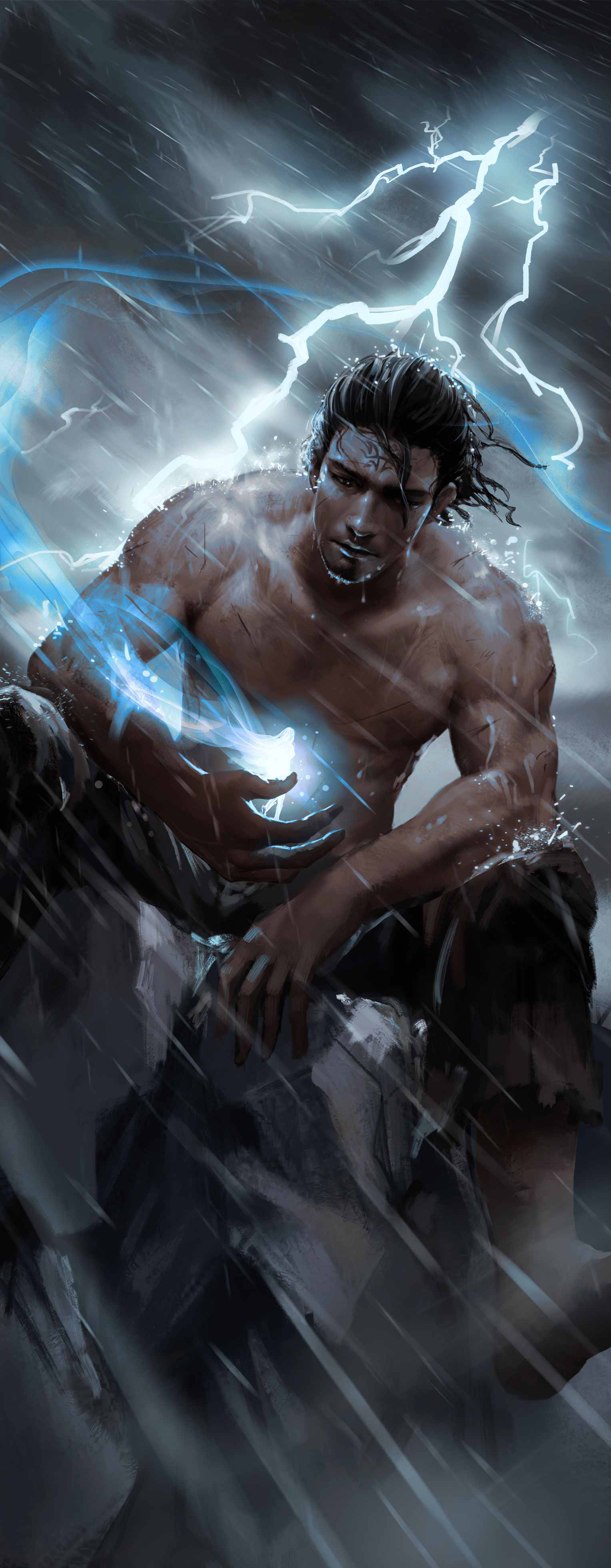 1528x3922 Kaladin Stormblessed by Kay Huang (Reimagined): Stormlight_Archive