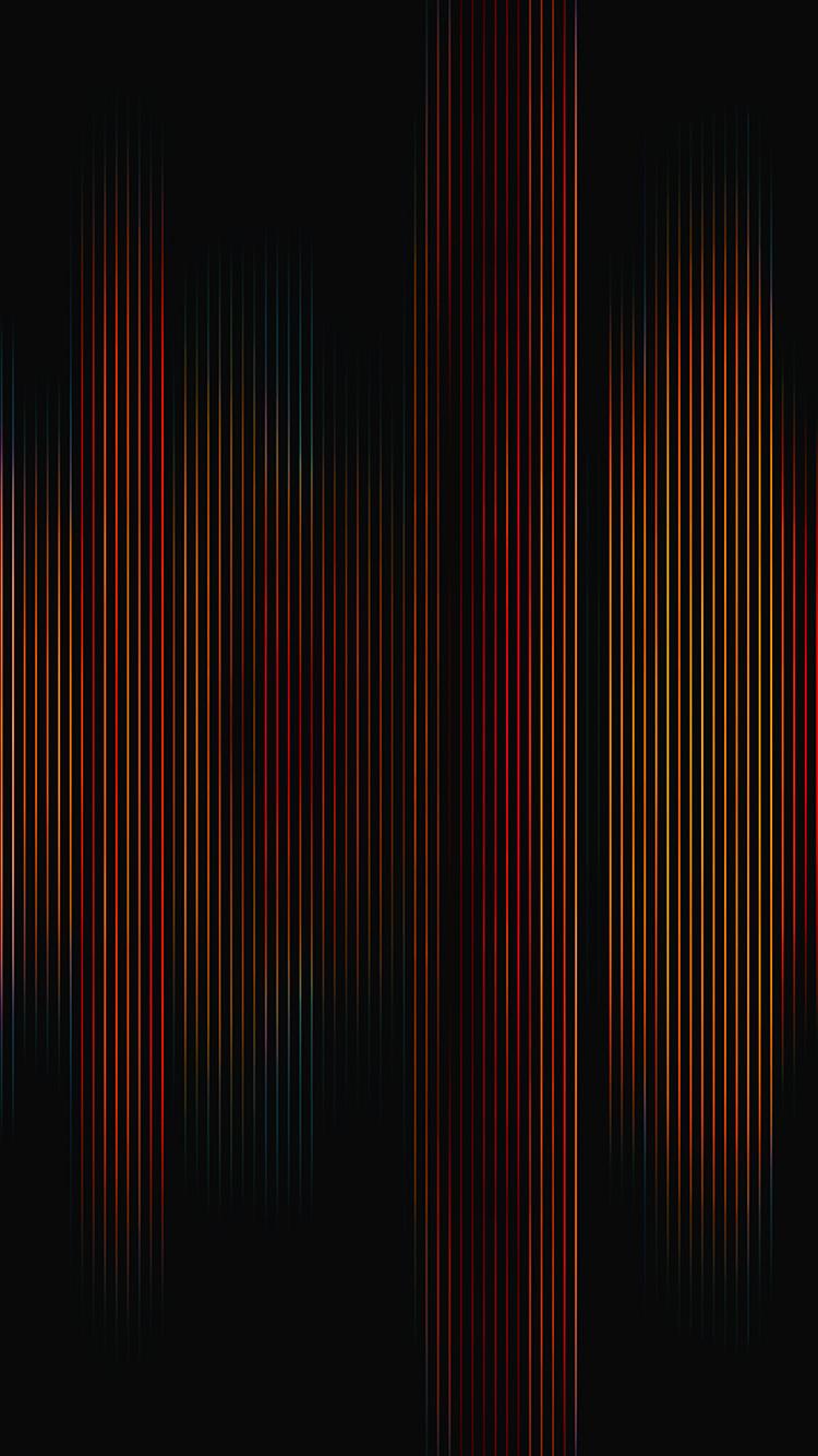 750x1334 Line Art Dark City Pattern Background Red Wallpaper