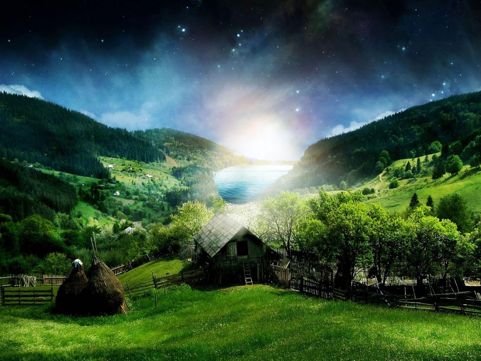 1600x1200 Top village nature wallpaper Download Book Source for free download HD, 4K & high quality wallpaper