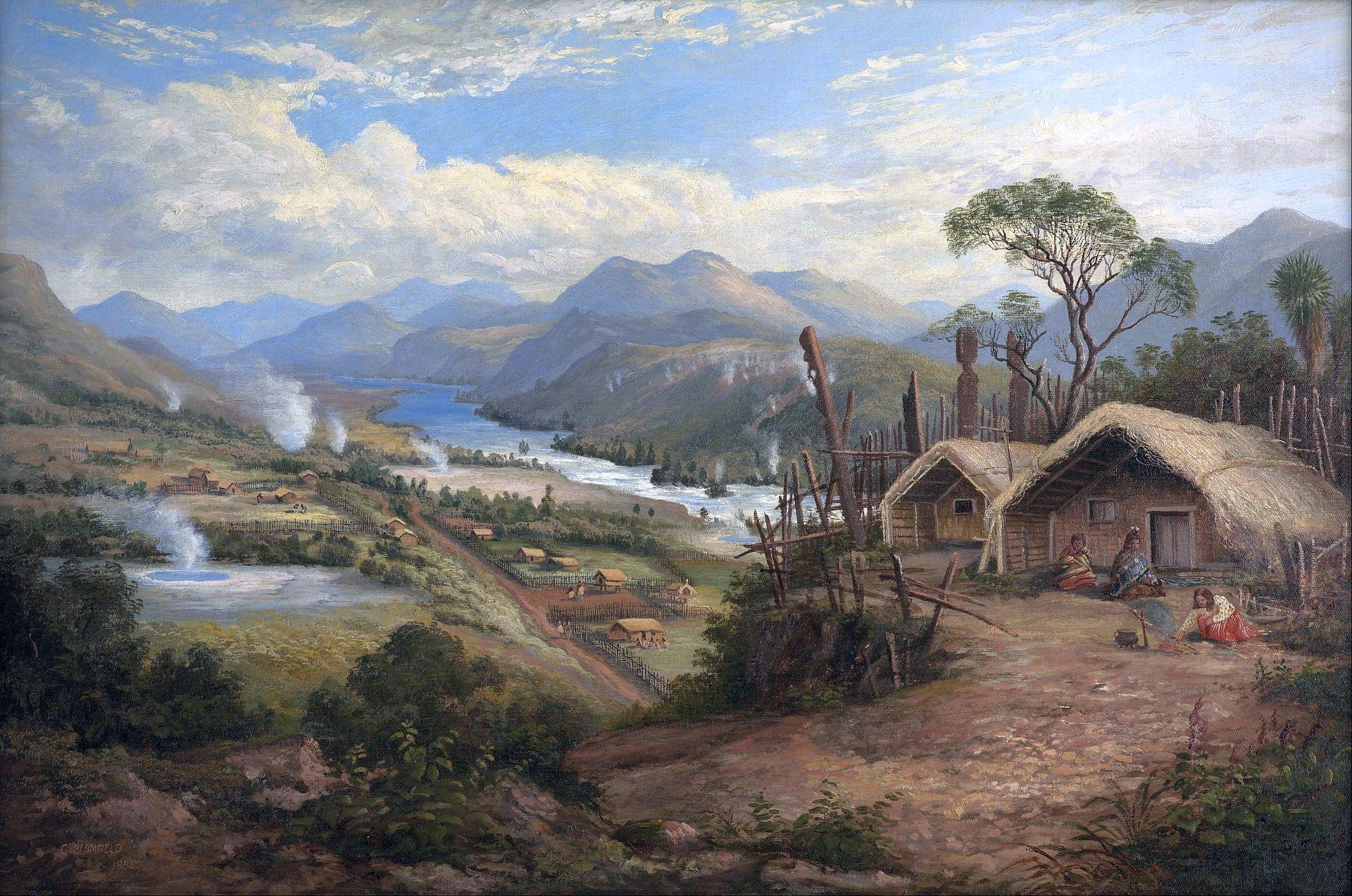 1920x1273 Fantasy Village Hut with Nature Wallpaper