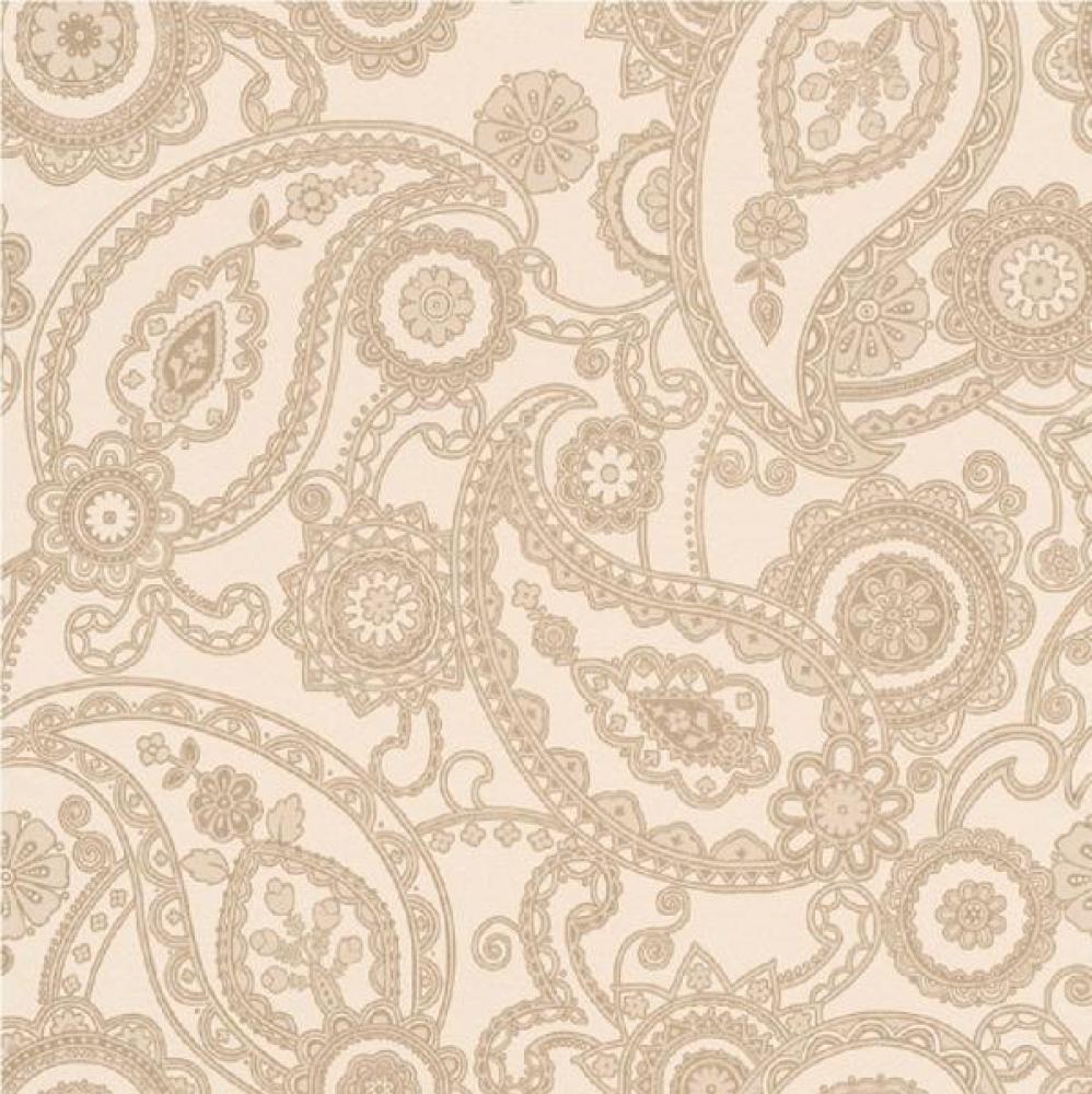 998x1000 LUXURY RASCH MANDALAY PAISLEY LEAF METALLIC GLITTER 1960S RETRO