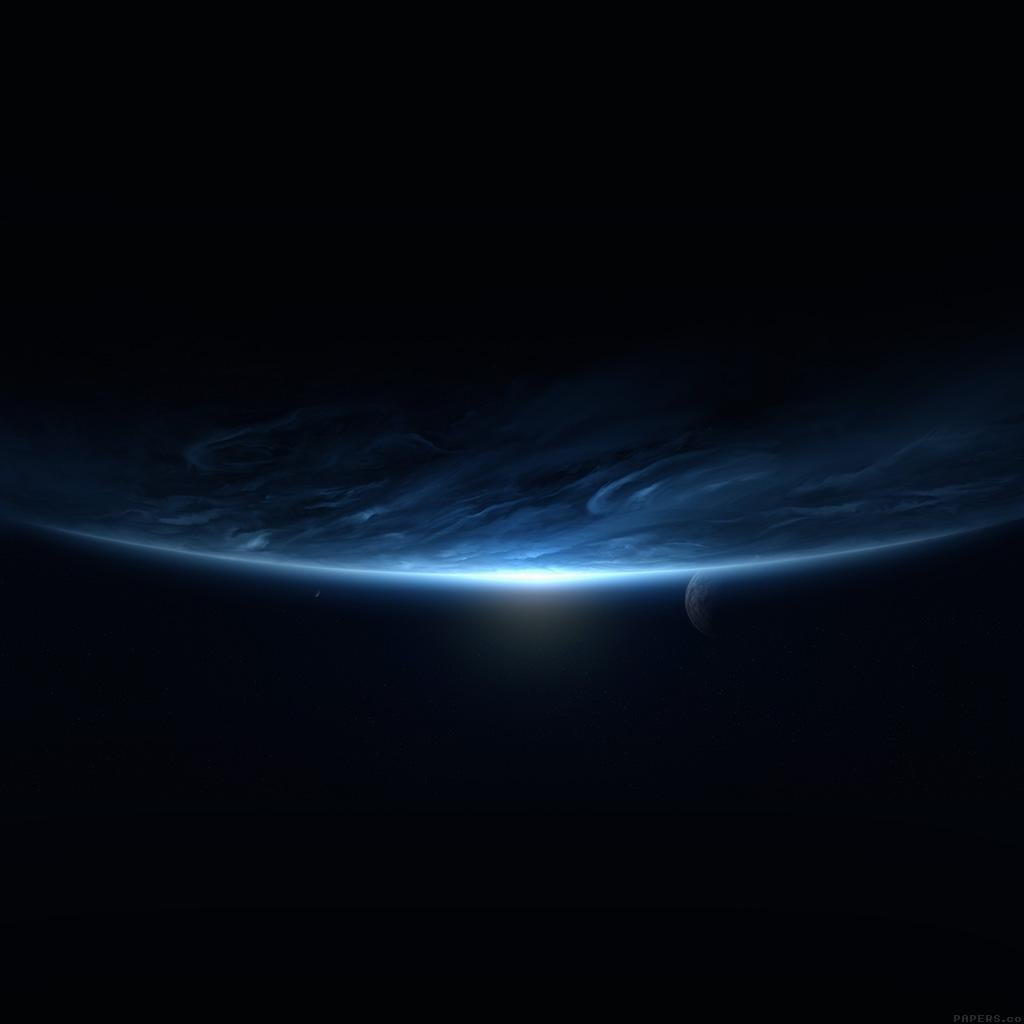 1024x1024 Space Sunrise Dark Minimal