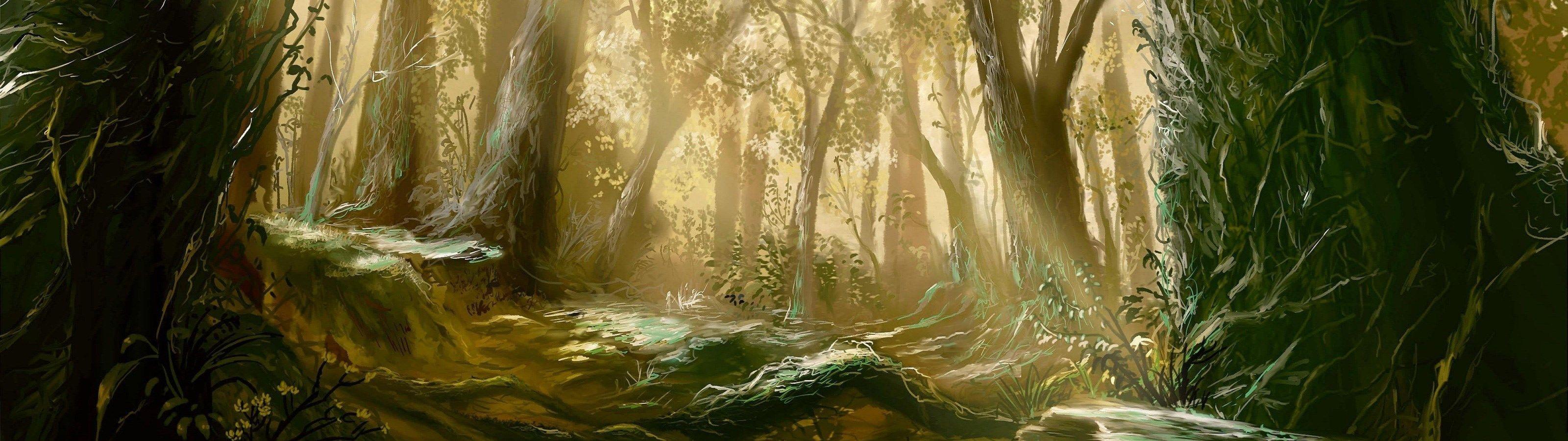 3200x900 hd wallpaper mushishi, 3200x900