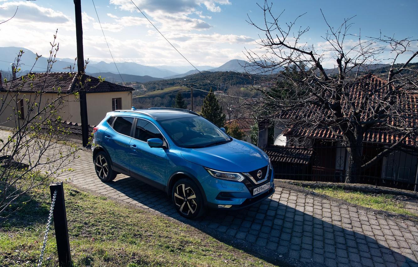 1332x850 Wallpaper auto, the sun, mountains, house, Nissan, Qashqai image for desktop, section nissan
