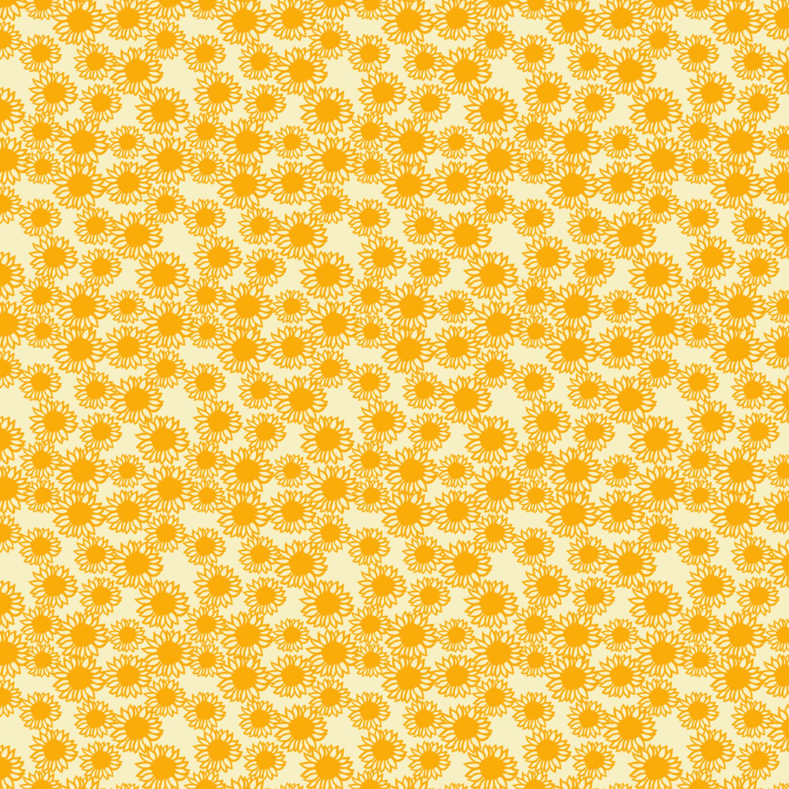 2592x2592 Pattern Sunflower Yellow Women Friendly. Wallpaper.sc IPad