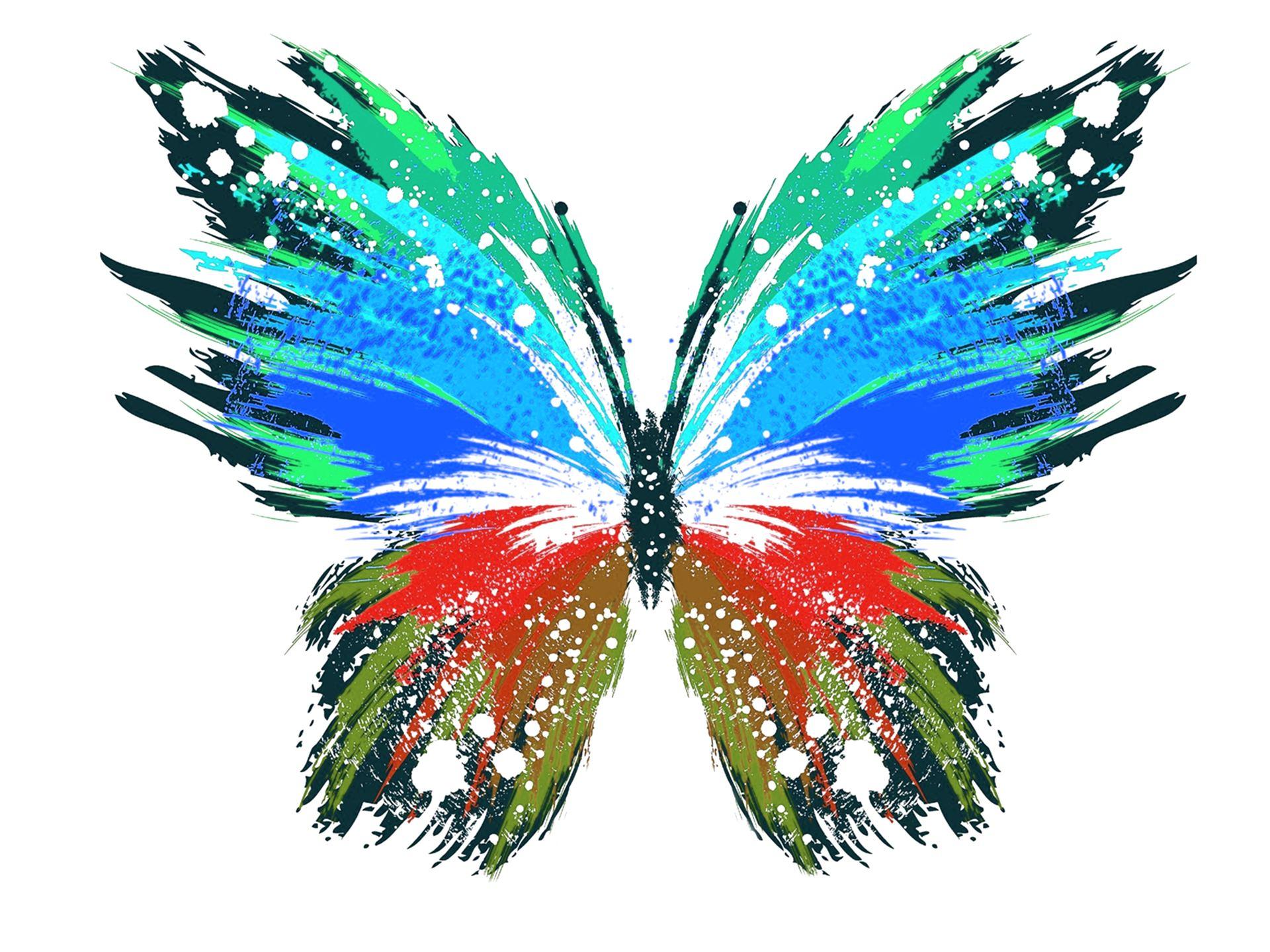 Butterfly Painting Wallpapers - Top Free Butterfly Painting Backgrounds ...