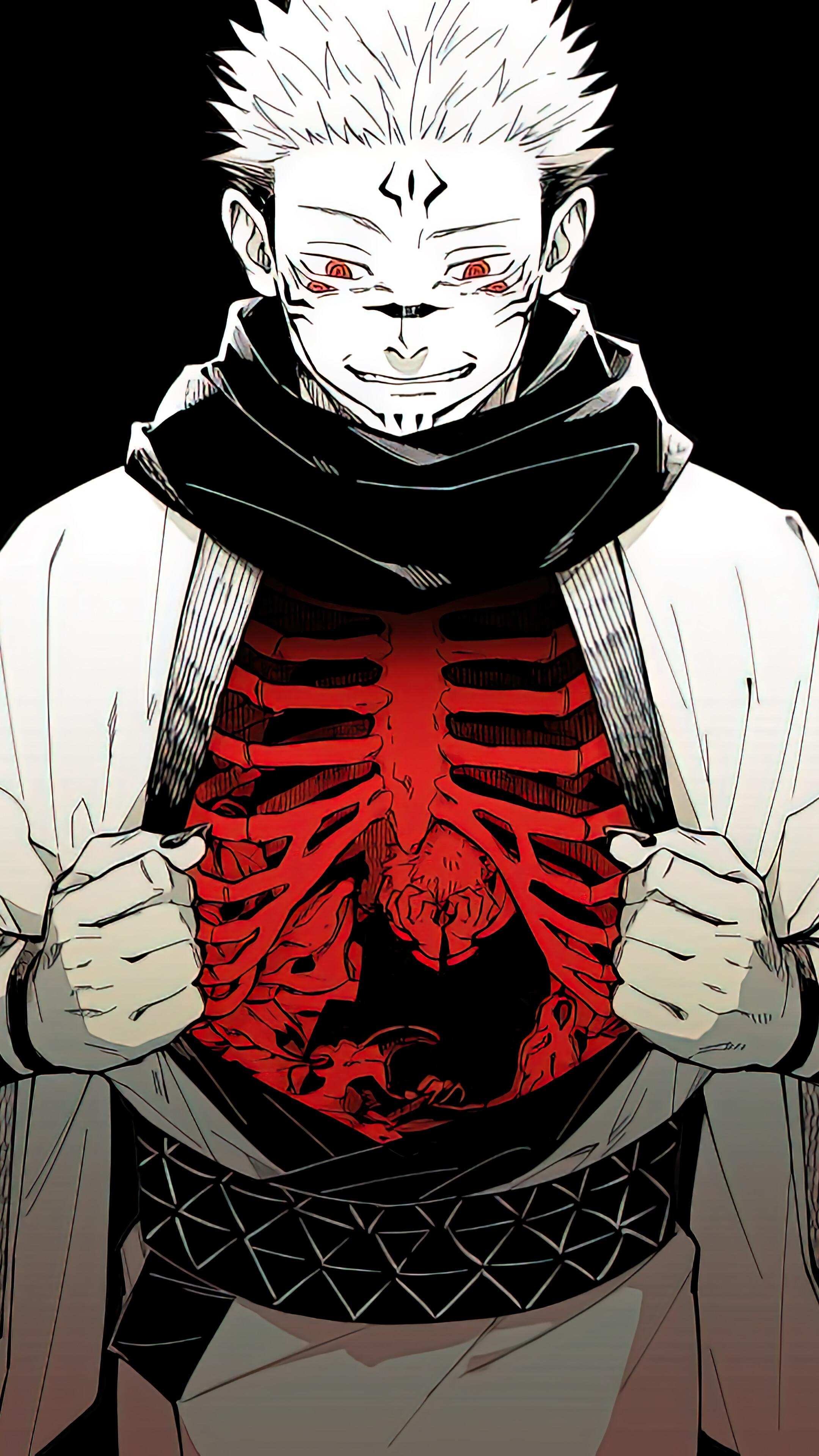 2160x3840 Jujutsu Kaisen Wallpaper Sukuna 4K / Jujutsu Kaisen Sukuna HD Wallpaper Download screen background display for desktop, iphone, pc, laptop, computer